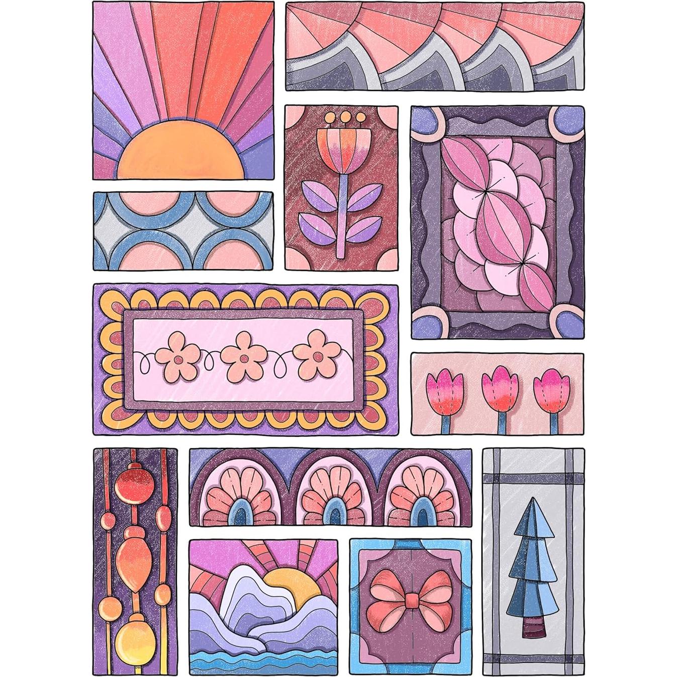 Mindfulness Patterns: Coloring Book with Creative Pattern Designs for Stress Relief and Relaxation