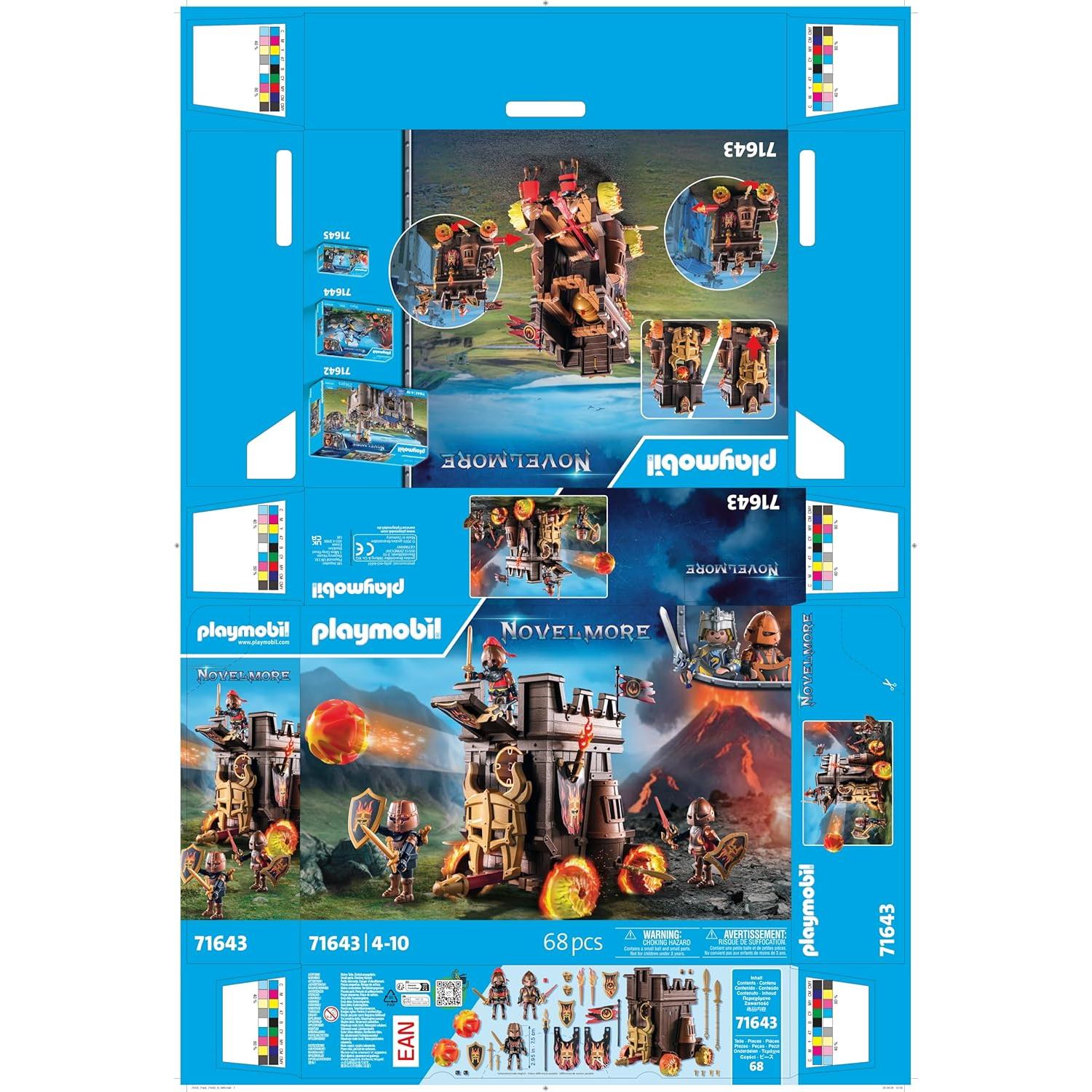 PLAYMOBIL Carro de Combate 71643 con Cañón y 3 Bandidos