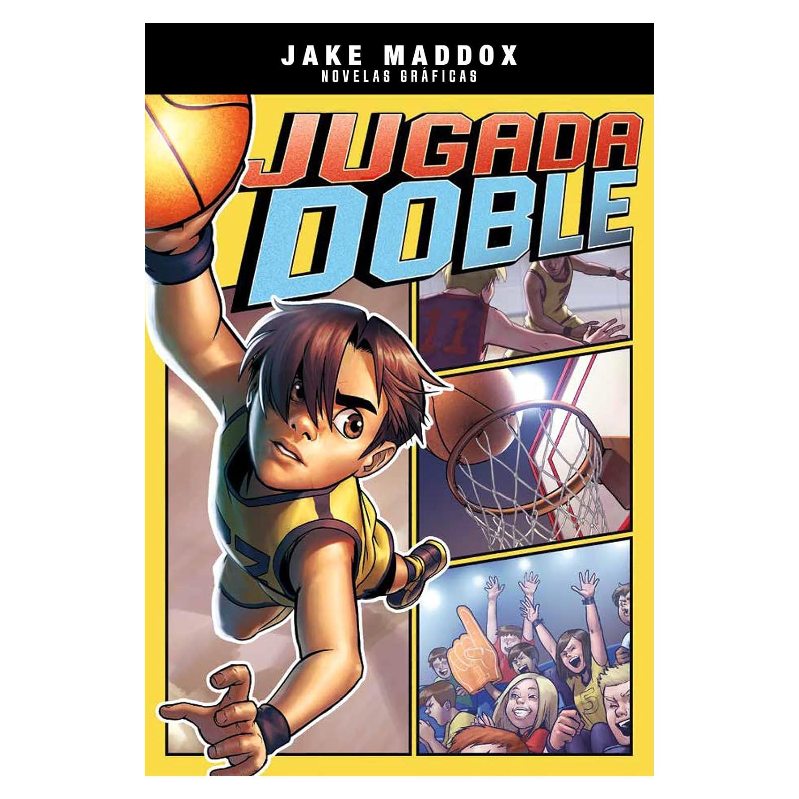 Jugada doble / Double Scribble (Jake Maddox novelas gráficas / Jake Maddox Graphic Novels) (Spanish Edition)