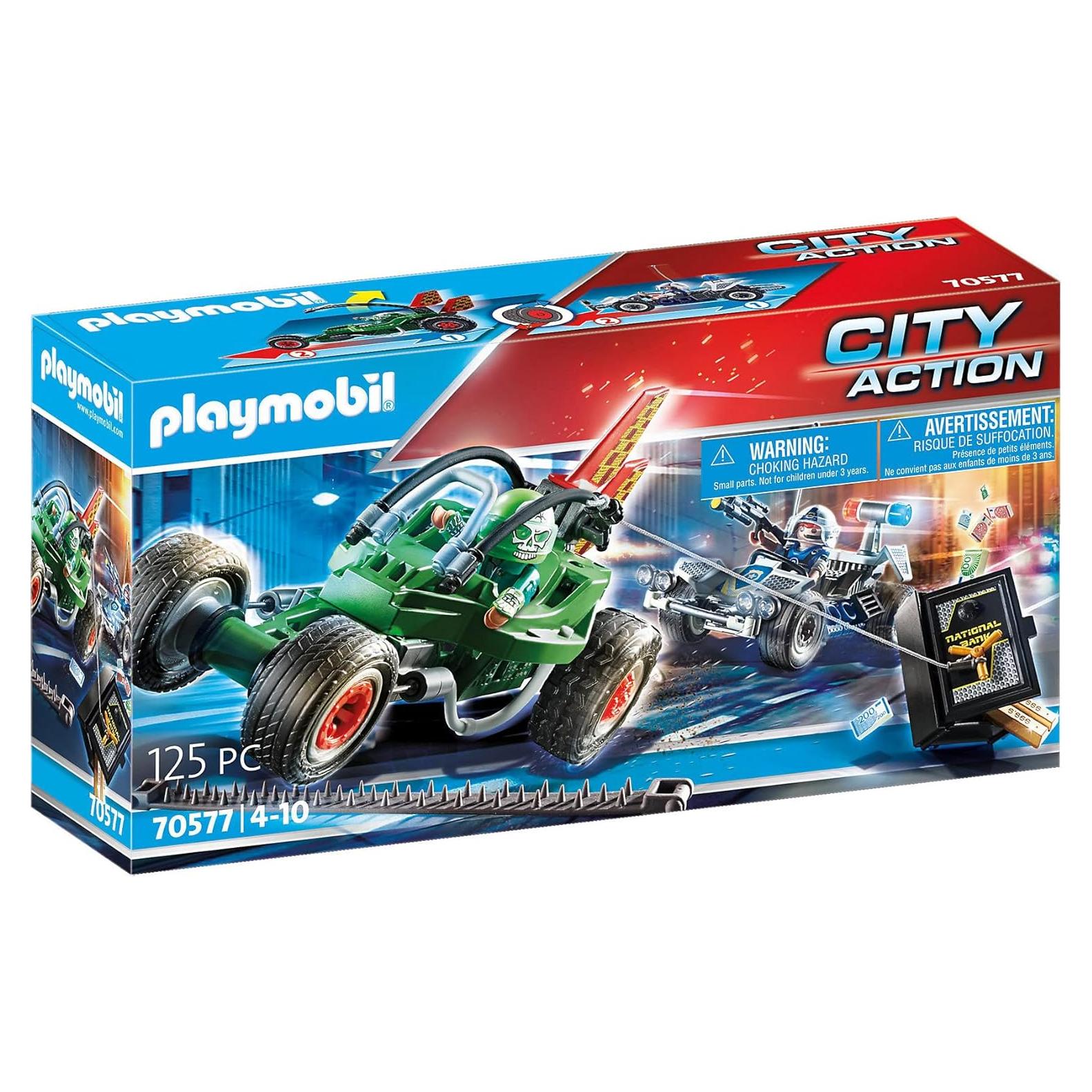 Set de Escape en Go-Kart Policía Playmobil 70577