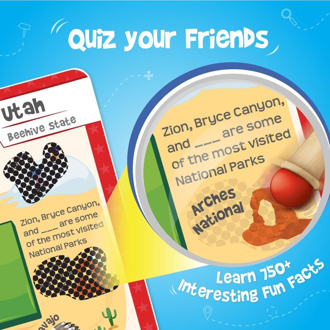 Tarjetas Flash Imagimake USA | Aprende 50 Estados y Banderas