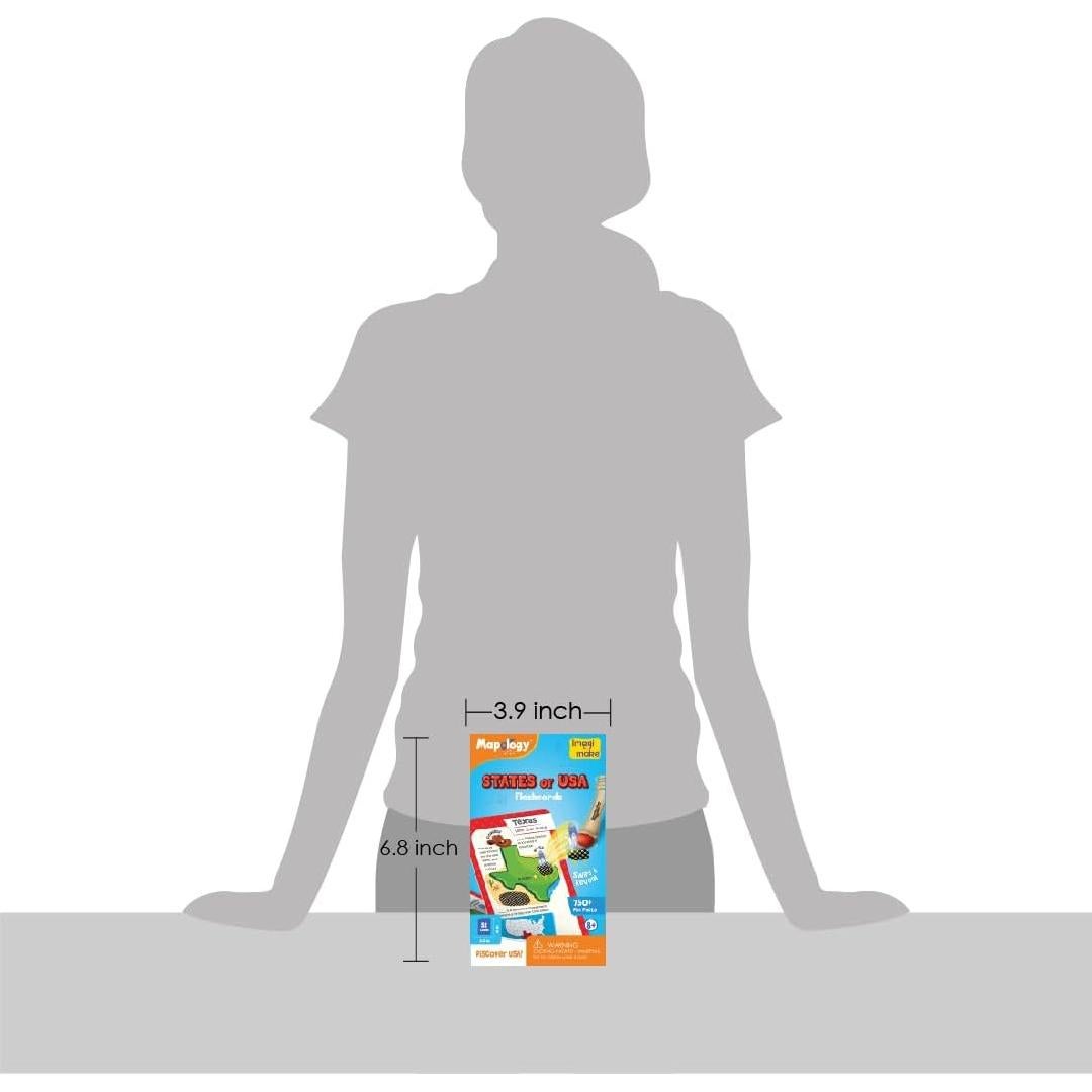 Tarjetas Flash Imagimake USA | Aprende 50 Estados y Banderas