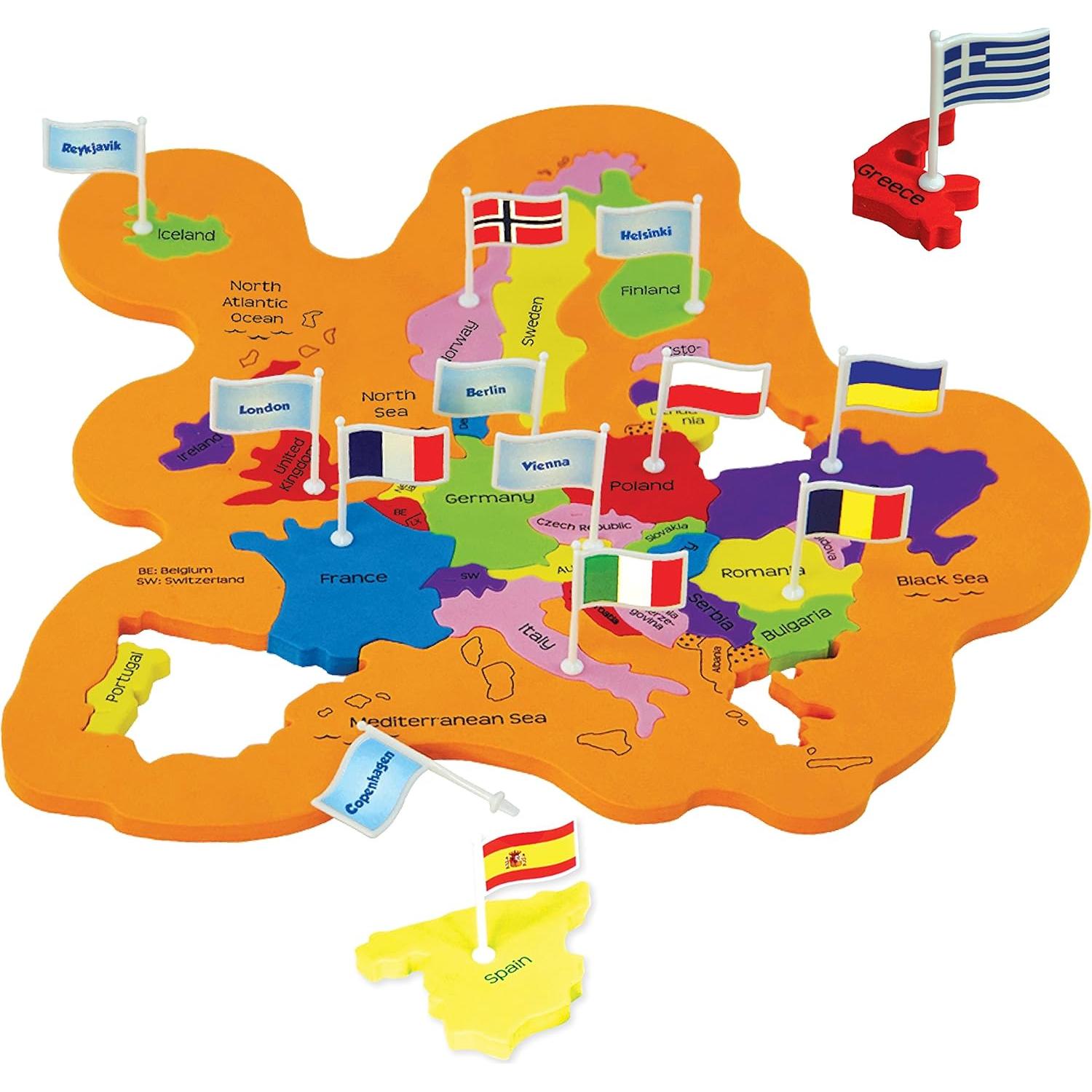 Rompecabezas Mapa Mundial Imagimake - 75 Piezas Educativas