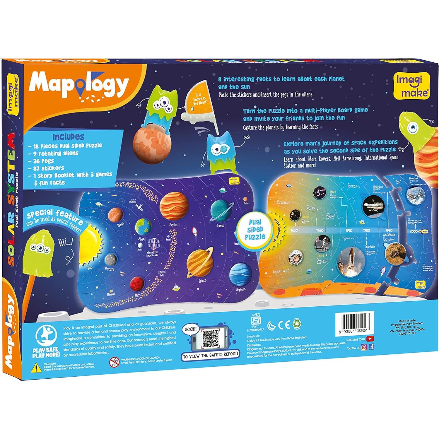 Imagimake Mapology Sistema Solar Juguete Educativo 4-8 Años