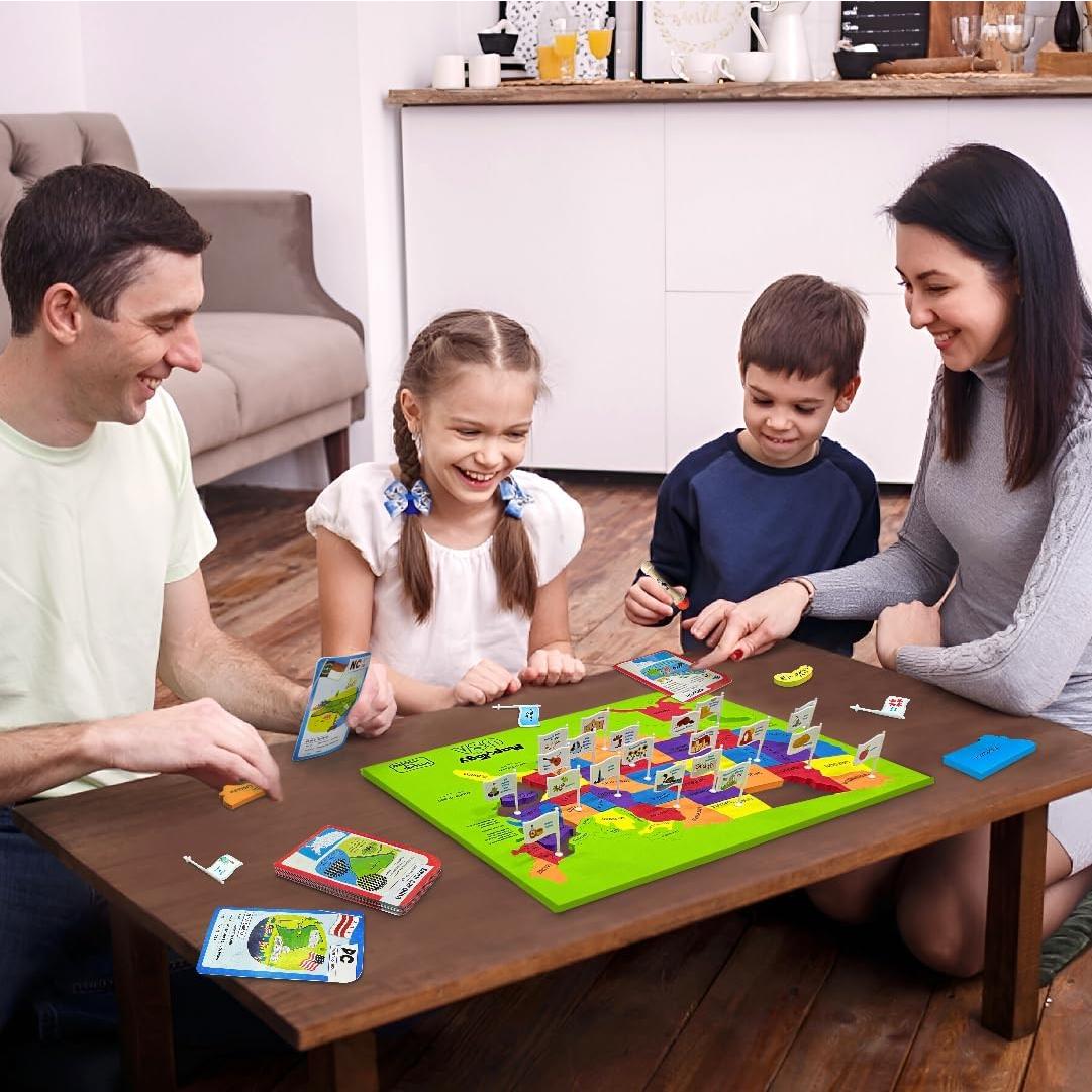 Rompecabezas Mapología EE. UU. Imagimake 50 Piezas Educativo