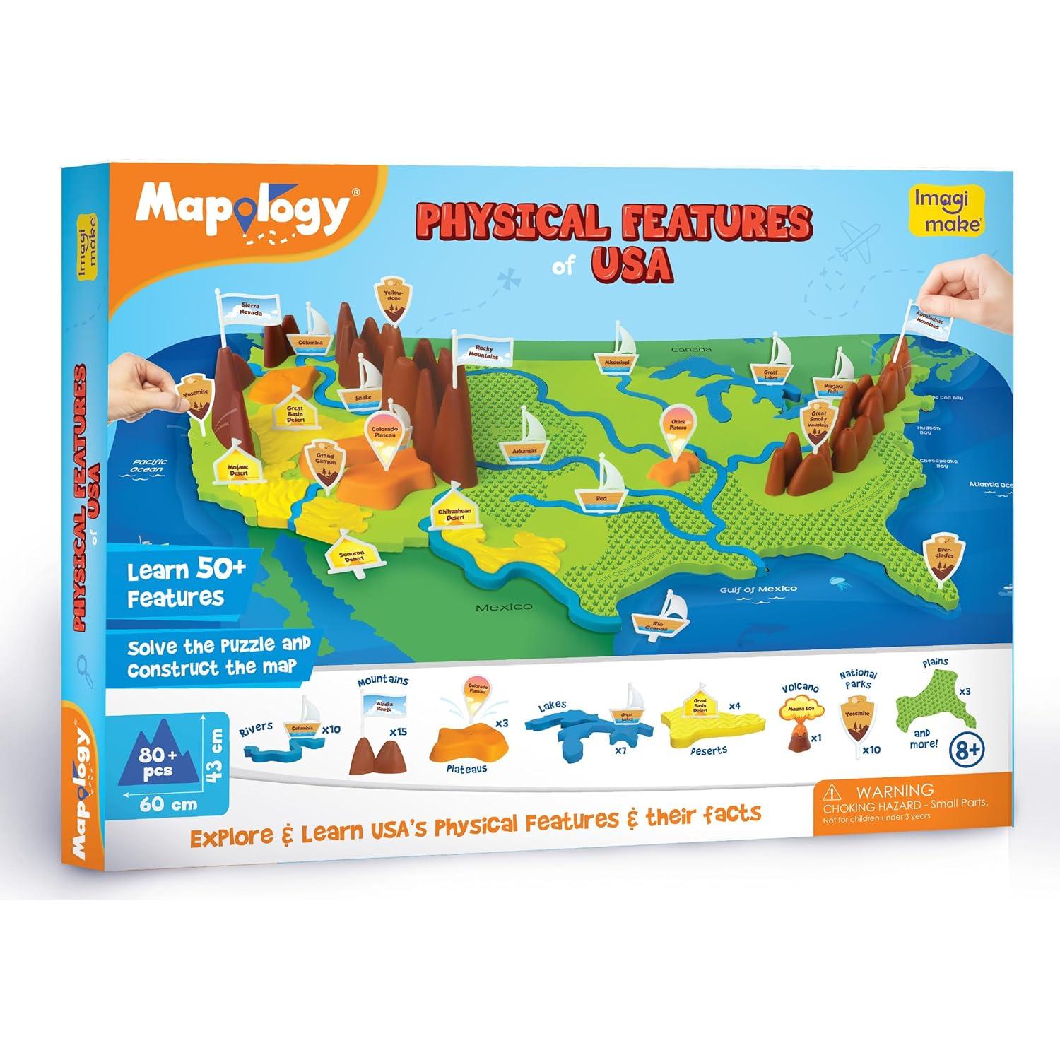 Rompecabezas 3D Imagimake EE. UU. para Niños 8+