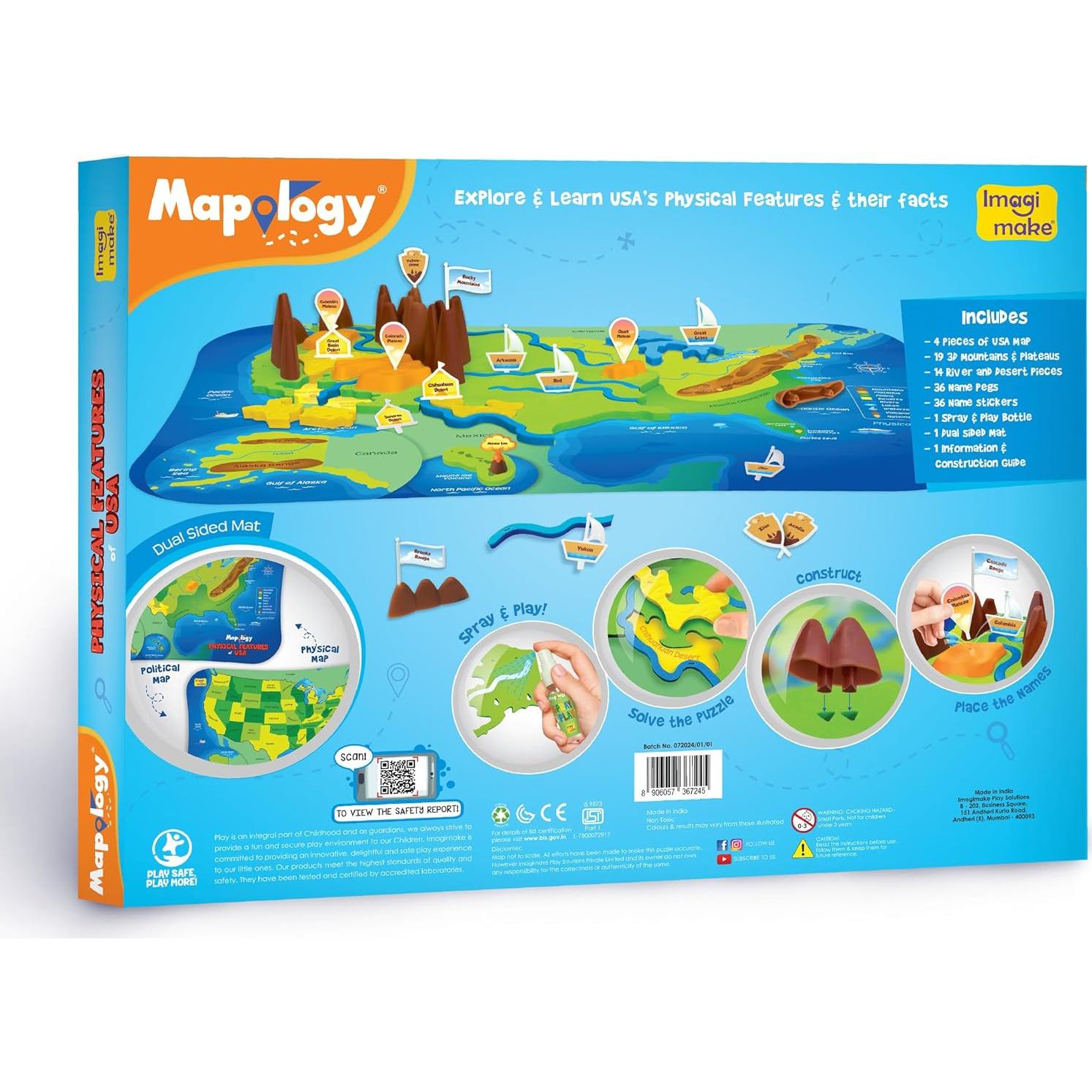 Rompecabezas 3D Imagimake EE. UU. para Niños 8+