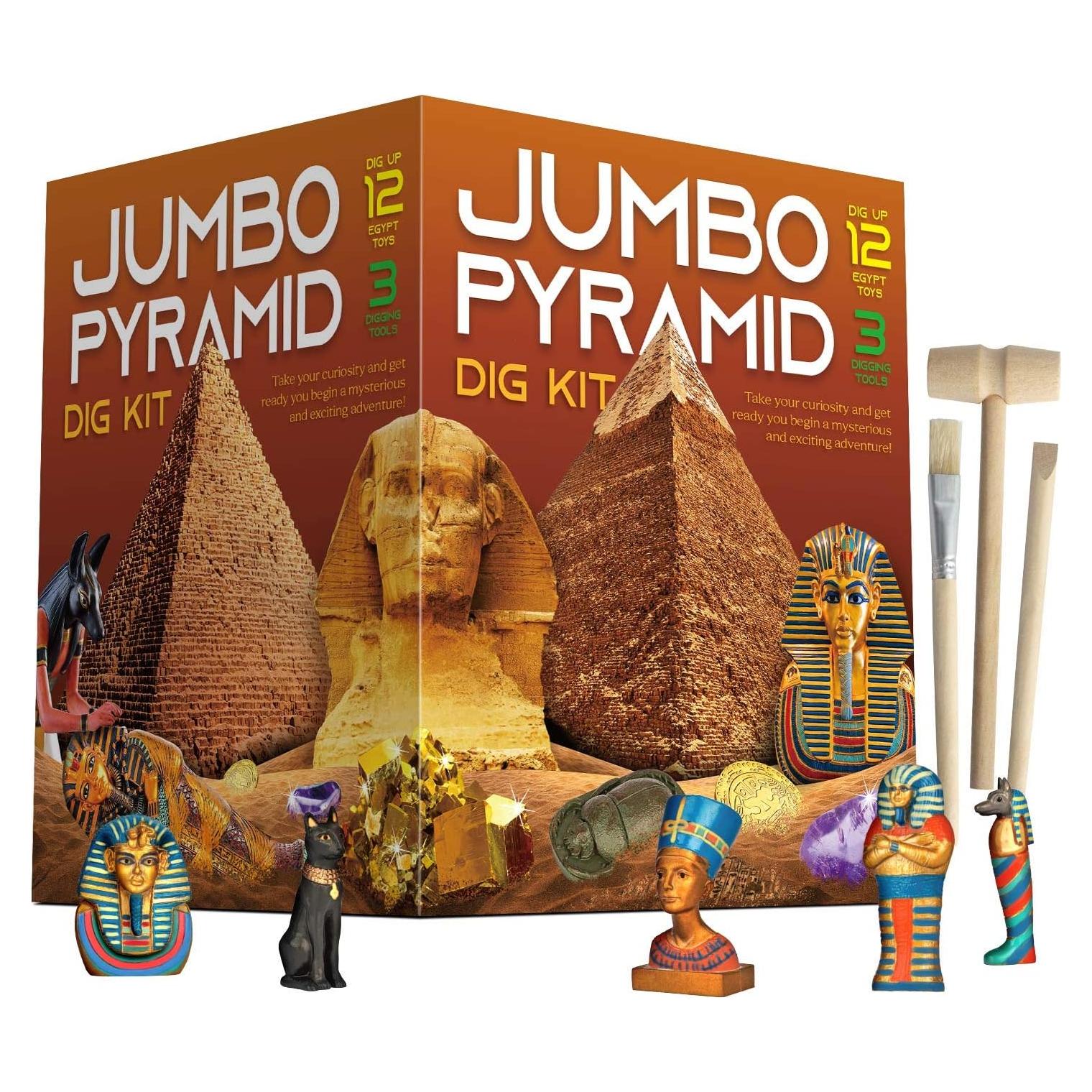 Kit de Excavación Pirámides Egipcias XX 12 Piezas Educativo