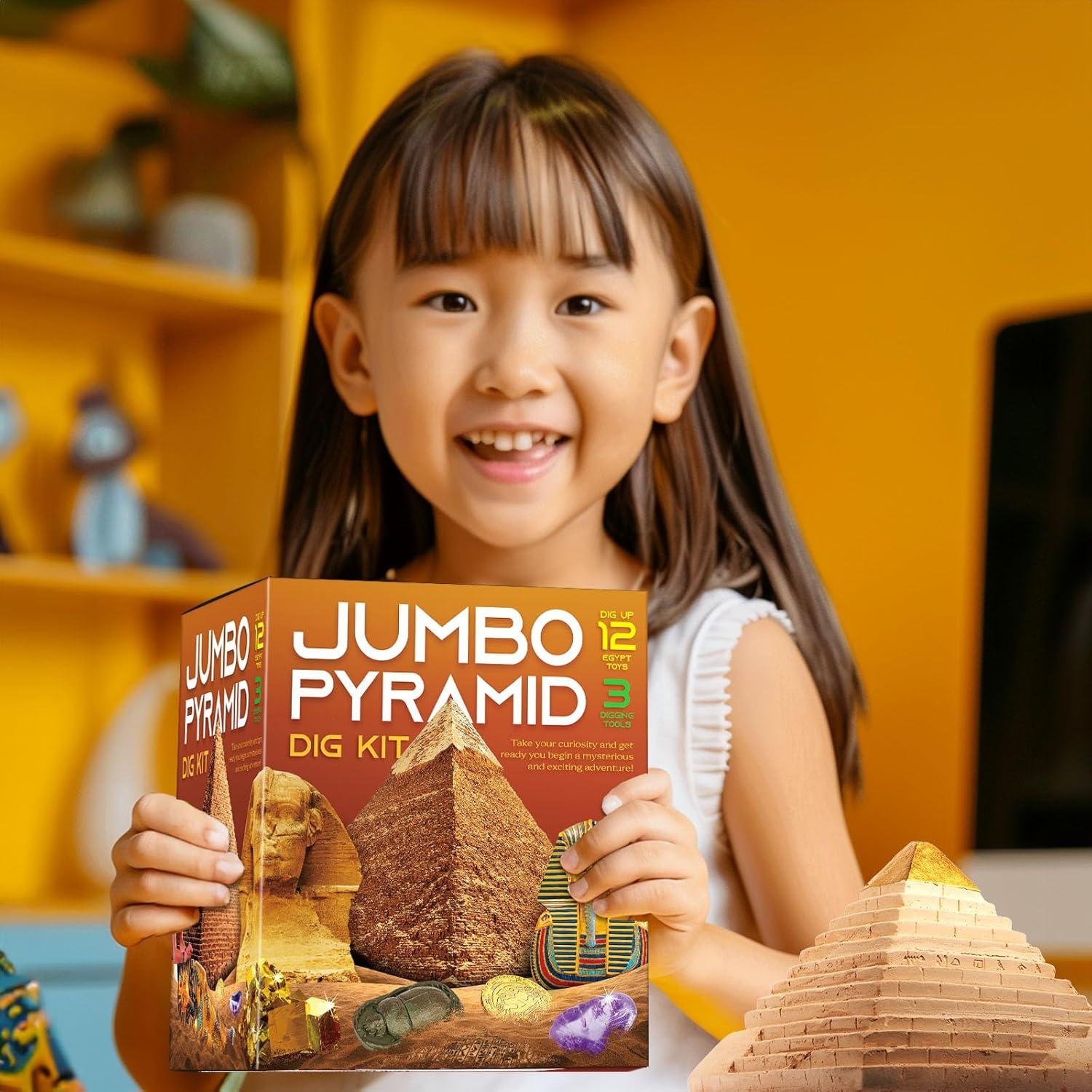 Kit de Excavación Pirámides Egipcias XX 12 Piezas Educativo
