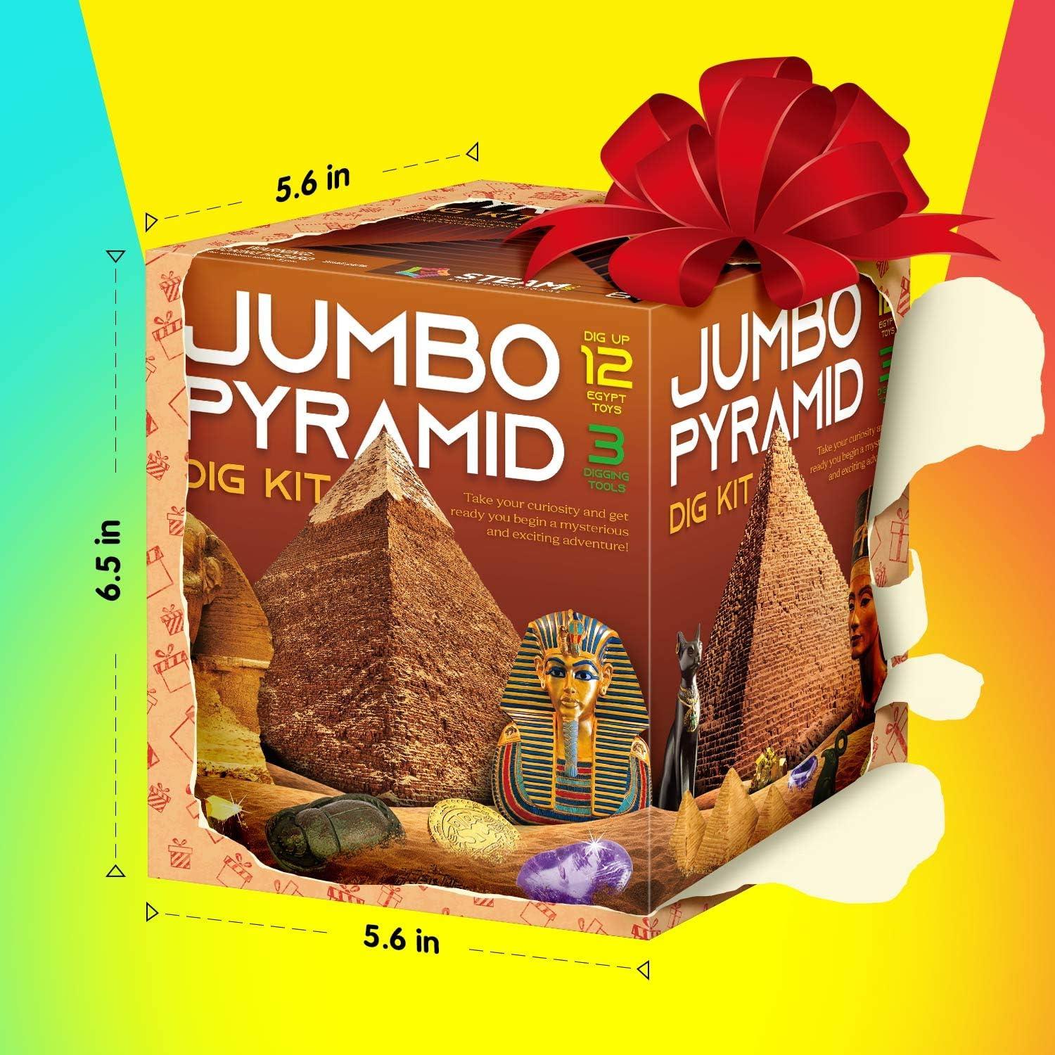 Kit de Excavación Pirámides Egipcias XX 12 Piezas Educativo