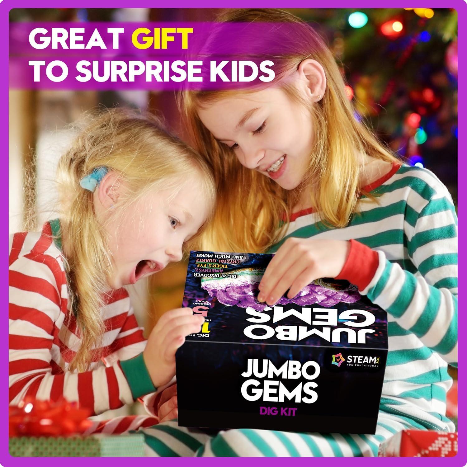 Kit de Excavación de Gemas XXTOYS - 18 Gemas Reales