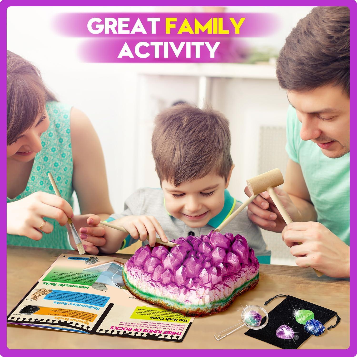 Kit de Excavación de Gemas XXTOYS - 18 Gemas Reales