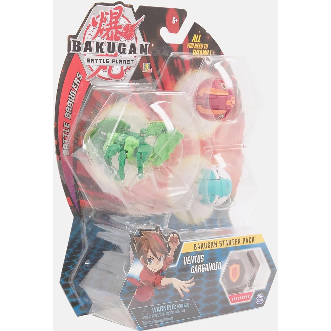 Paquete de Inicio Bakugan 3-Pack Ultra Ventus 6+