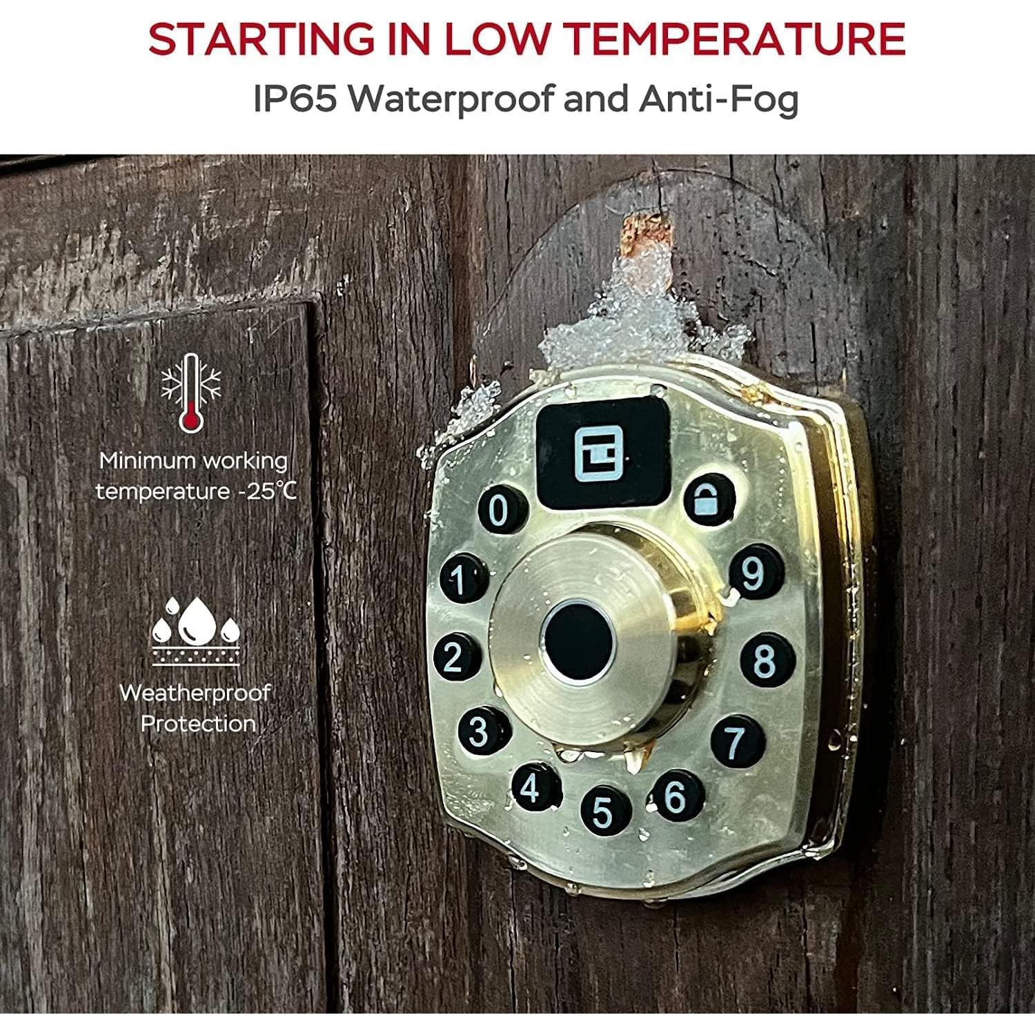 Cerradura Inteligente Geek L-F501 con Huella y Teclado