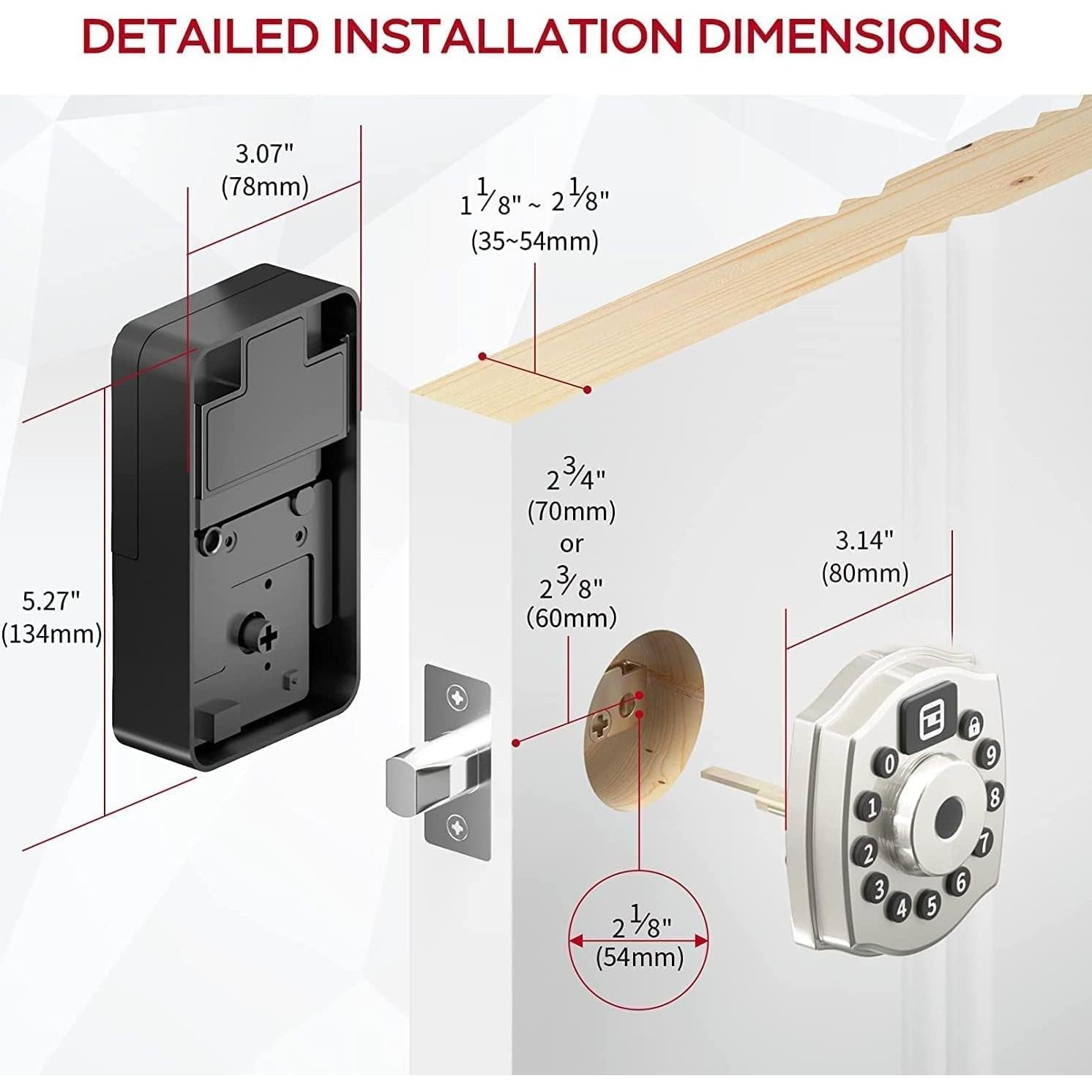 Cerradura Inteligente Geek L-F501 con Huella y Teclado