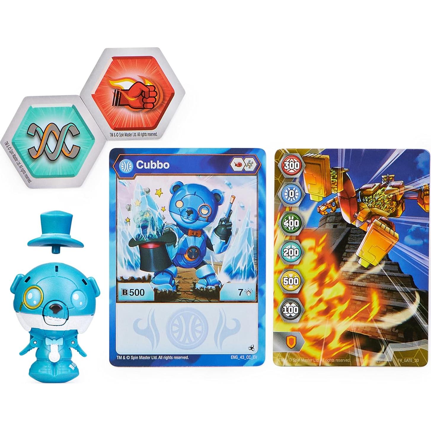 Bakugan Cubbo Mago - Paquete de Figuras de Acción Coleccionables