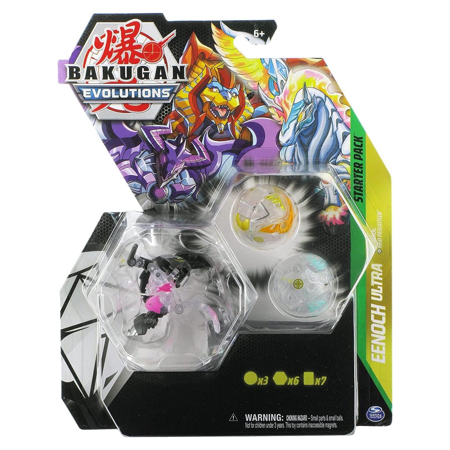 Bakugan Evolutions Spin Master Paquete Inicial 3 figuras