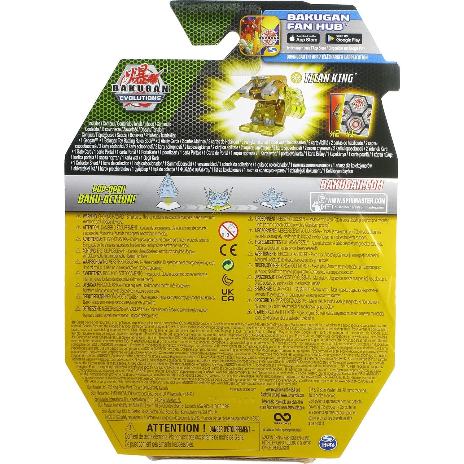 Bakugan Geogan Aurelus Titan King 2022 - Figura de Acción