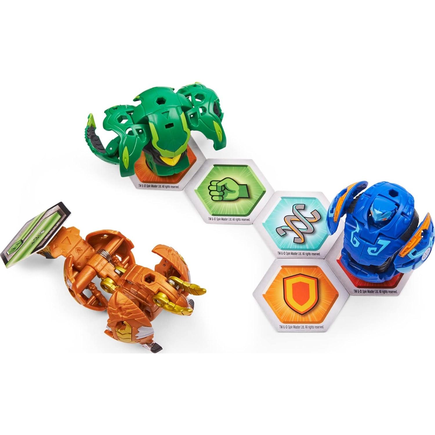 Bakugan Geogan Rising Spin Master Paquete Inicial 3-Piezas