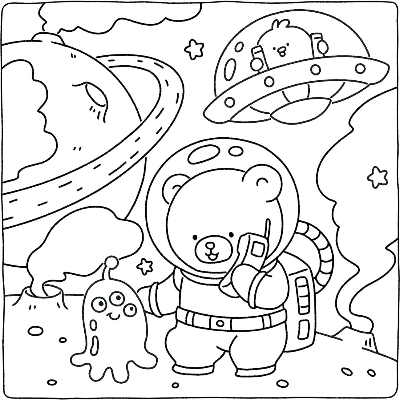 Gummy & Pecky: Super Cute Coloring Book for Adults and Teens about Besties and Their Heartwarming Adventures