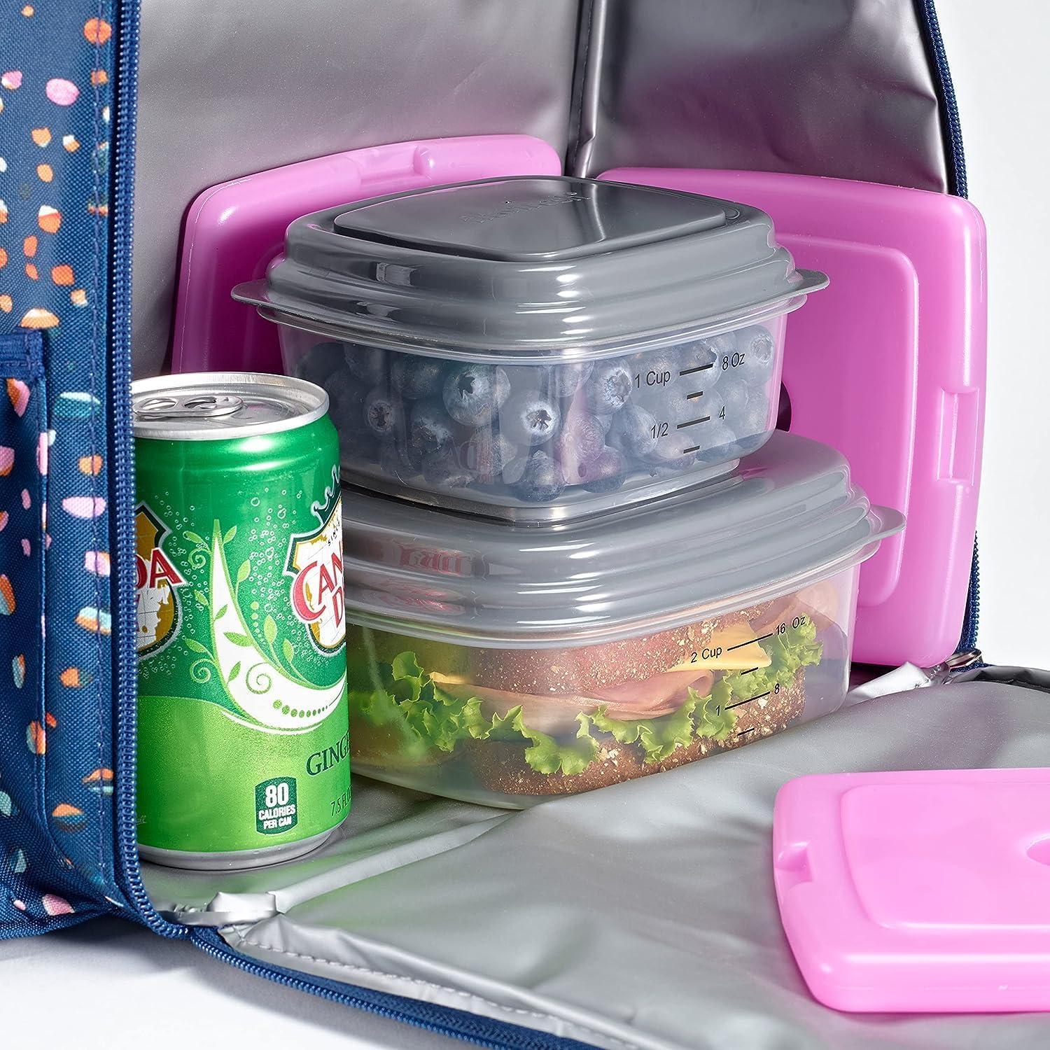 Paquetes de Hielo Reutilizables Fit & Fresh Cool Coolers 4 PZ