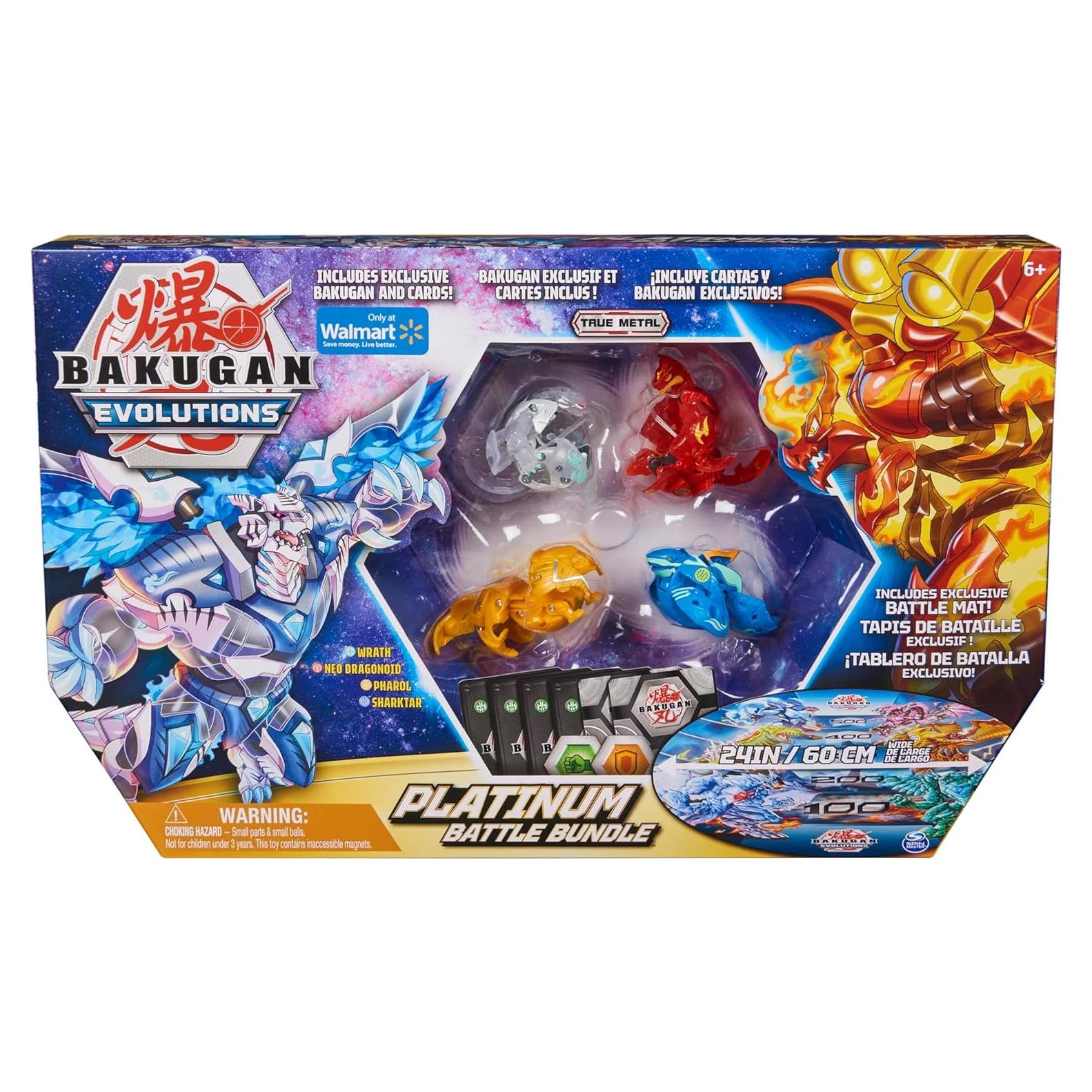 Paquete de Batalla Platinum Bakugan Evoluciones 0.54 kg