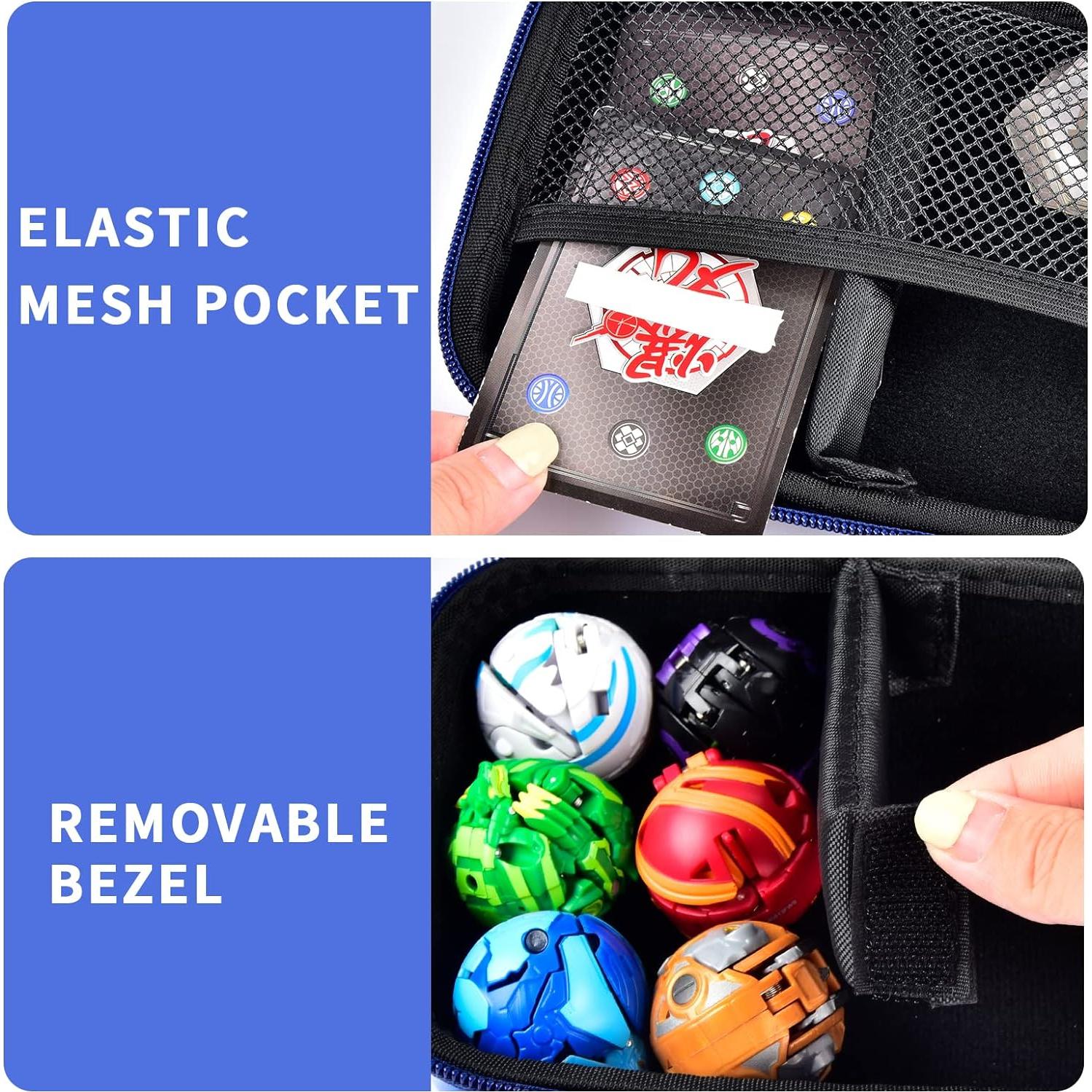 Funda Organizador Bakugan PAIYULE Azul para Juguetes