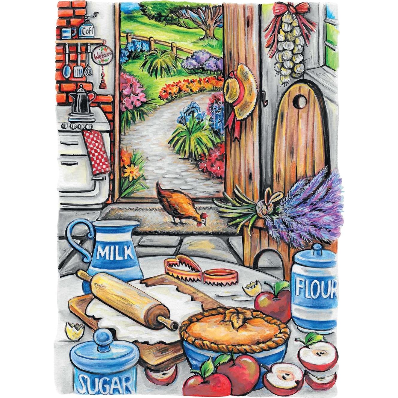 Creative Haven Country Farm Scenes Coloring Book: Relax & Find Your True Colors (Adult Coloring Books: In The Country)