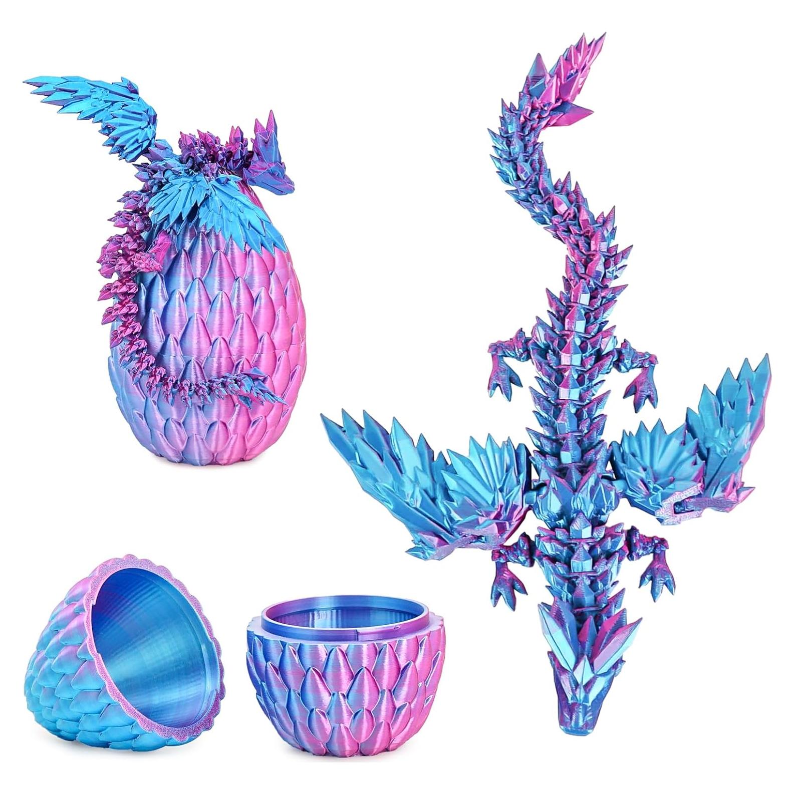 Huevo de Dragón Gradiente - Juguete Articulado Mediano