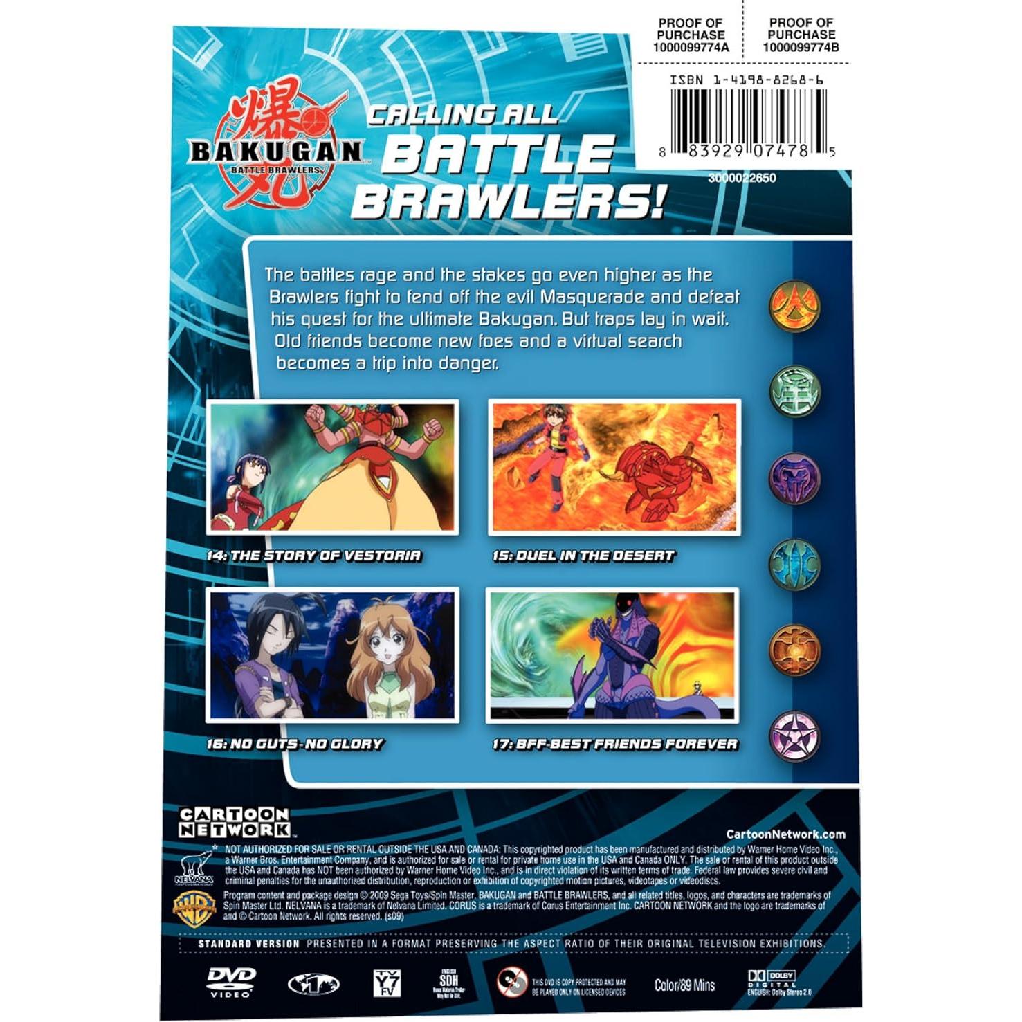 Bakugan Vol. 4: Heroes Rise - DVD Subtitulado