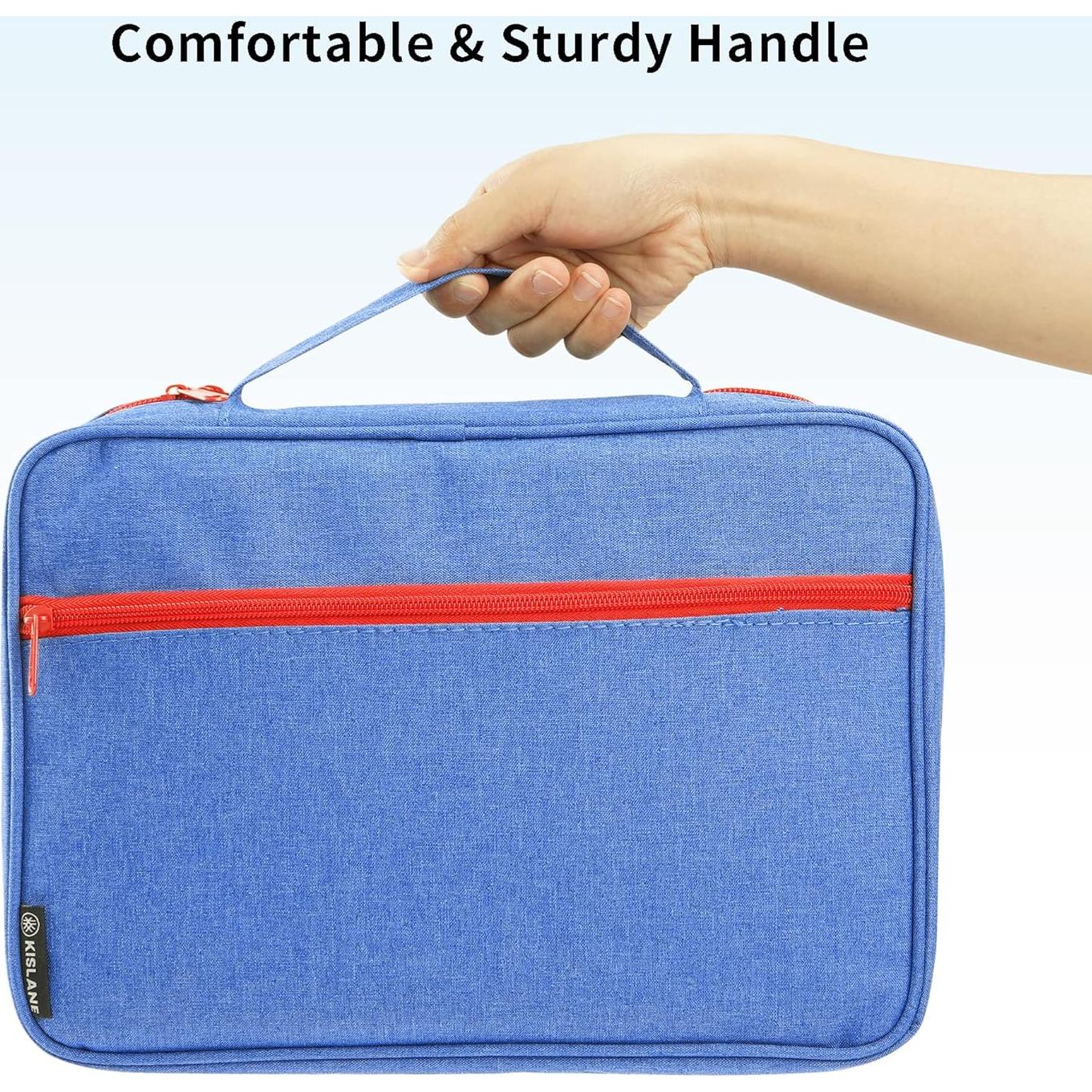 Funda KISLANE para 64 Figuras Bakugan con Accesorios Azul