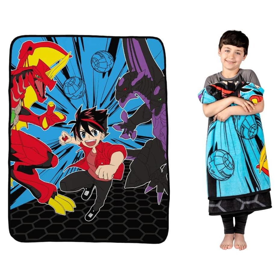 Manta Super Suave Franco Bakugan 116x152 cm Micro Raschel