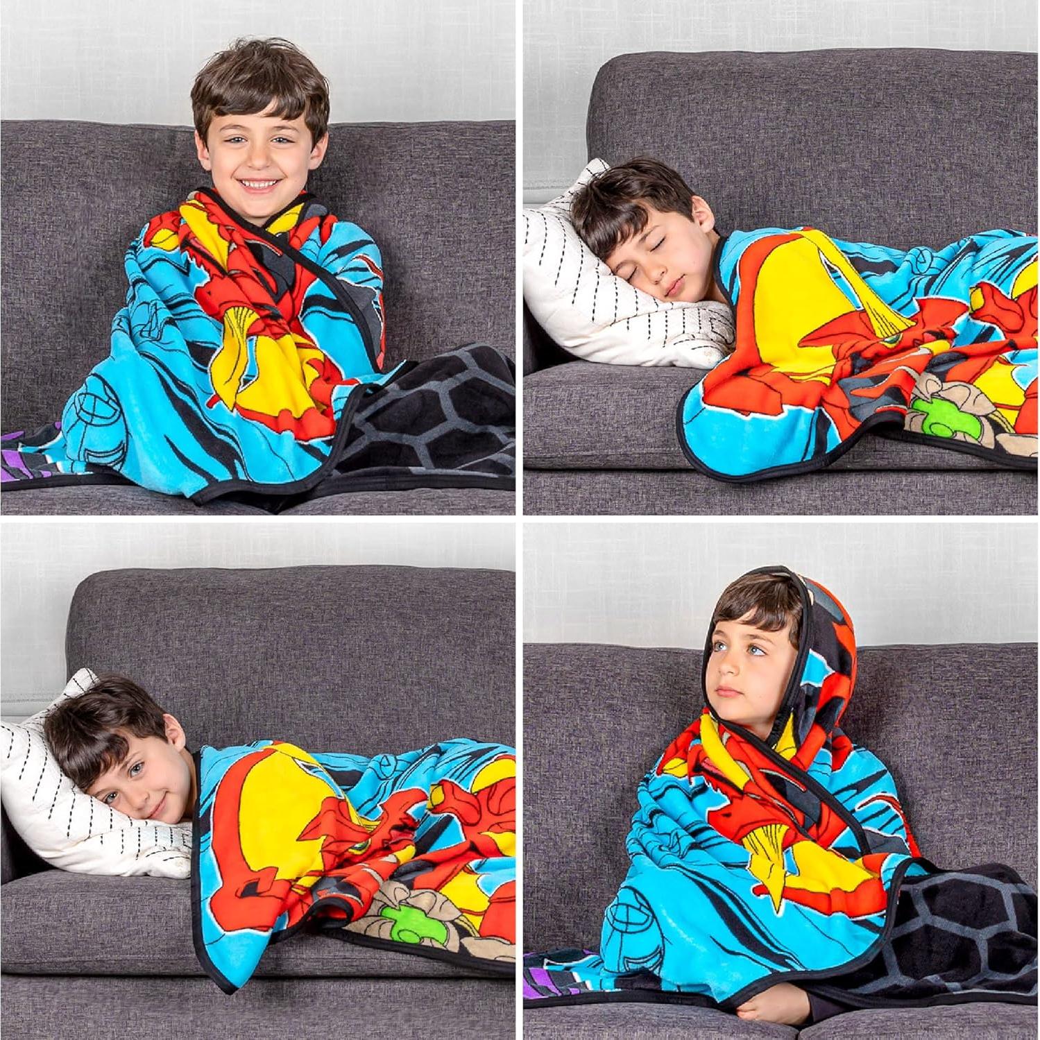 Manta Super Suave Franco Bakugan 116x152 cm Micro Raschel