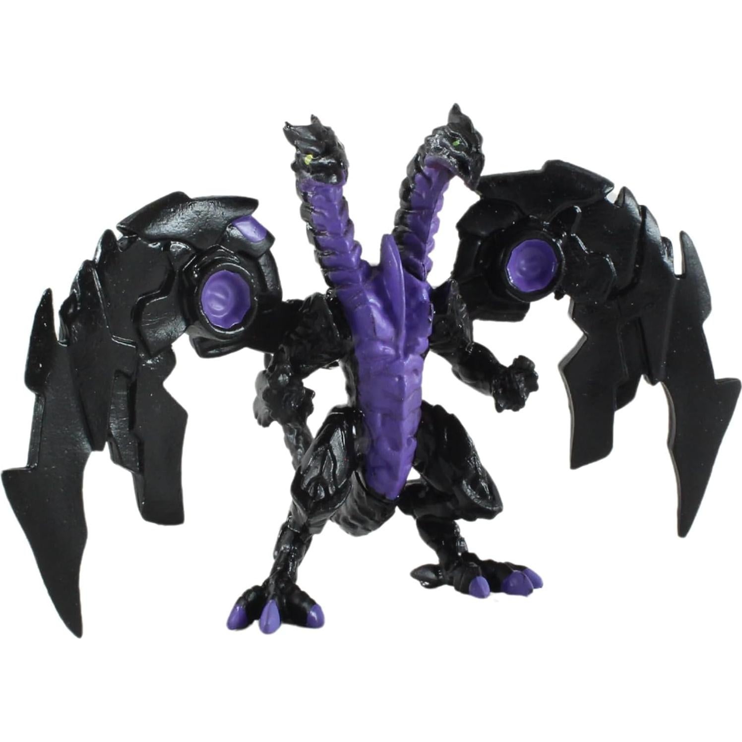 Figuras de Colección Deluxe Bakugan Trox, Nillious, Dragonoid y Hydorous - Set de 4 con Tarjetas y Moneda