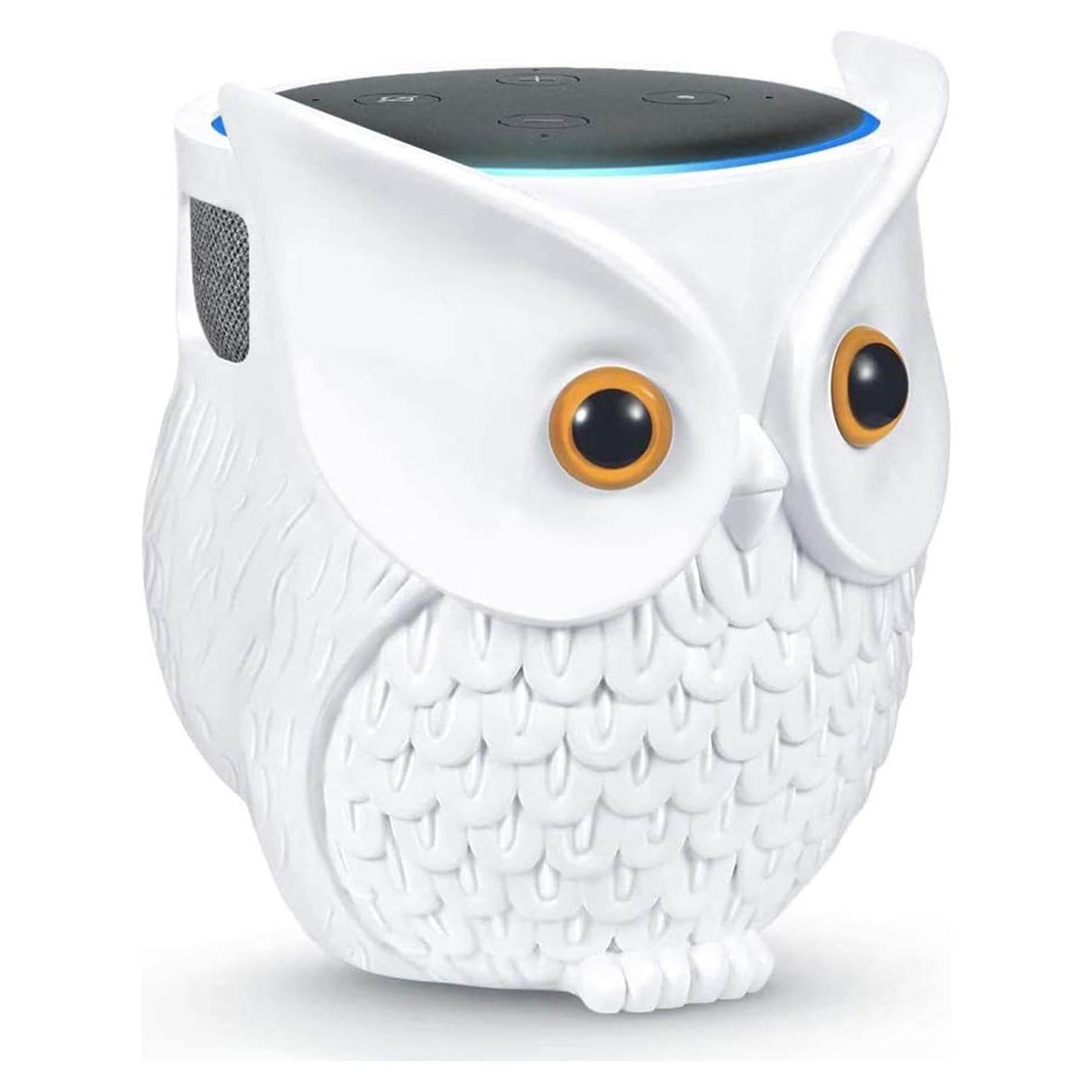 Soporte para Echo Dot LDYAN Búho Blanco Decorativo