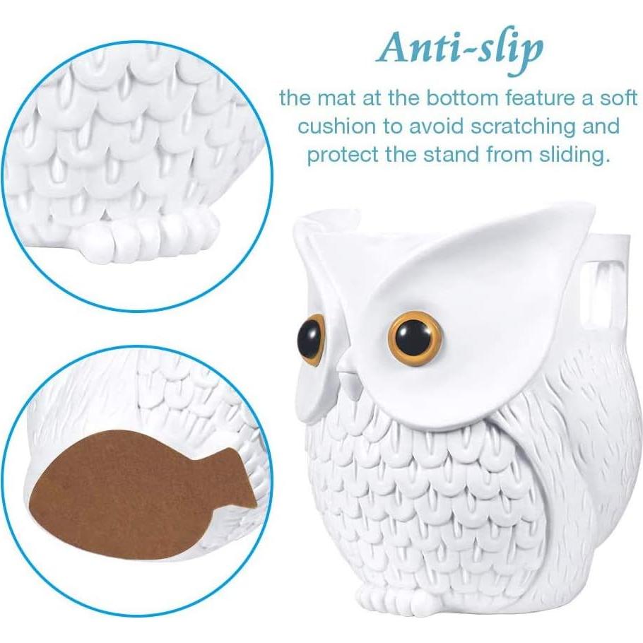 Soporte para Echo Dot LDYAN Búho Blanco Decorativo