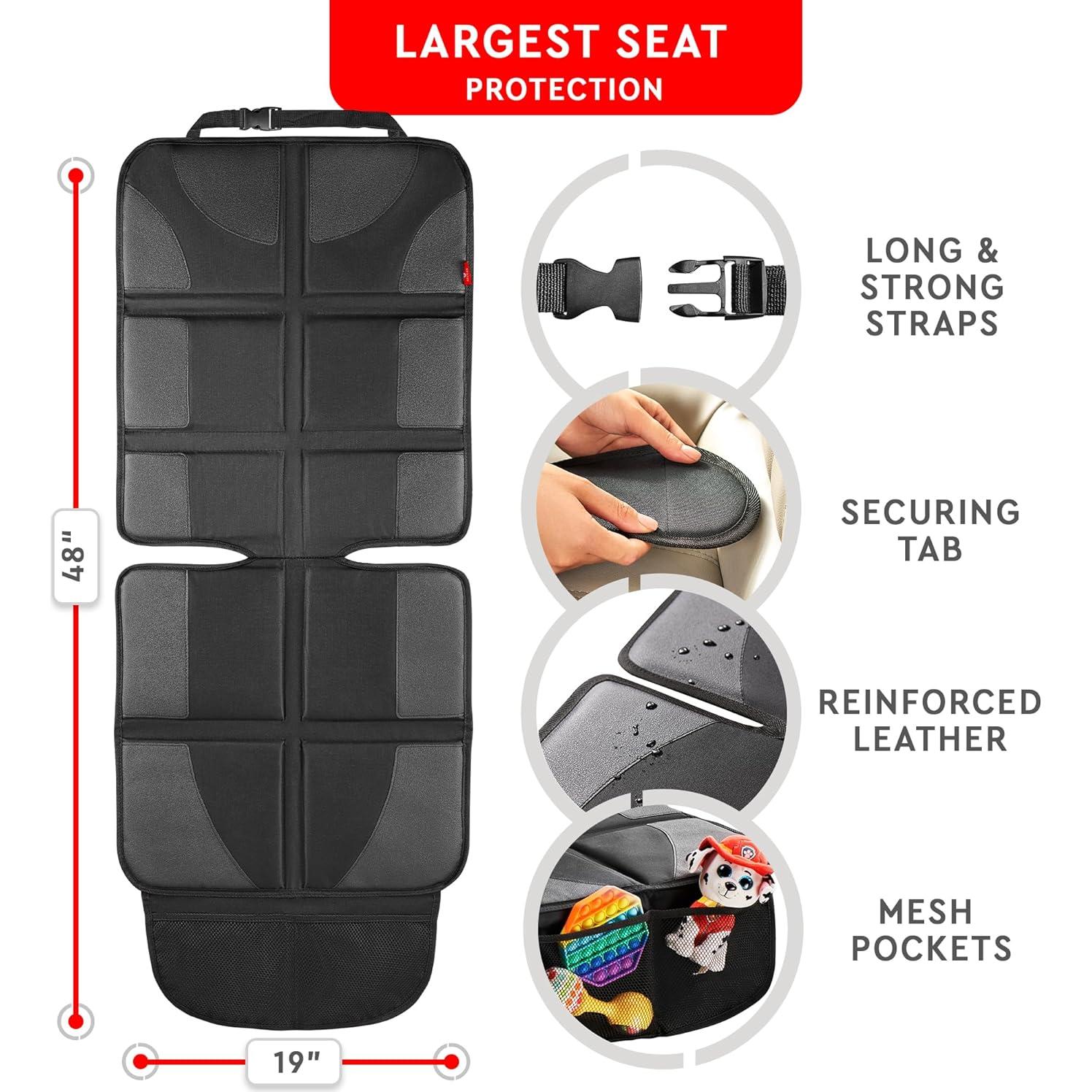 Protector de Asiento de Coche Helteko XL - 2 Piezas Impermeables