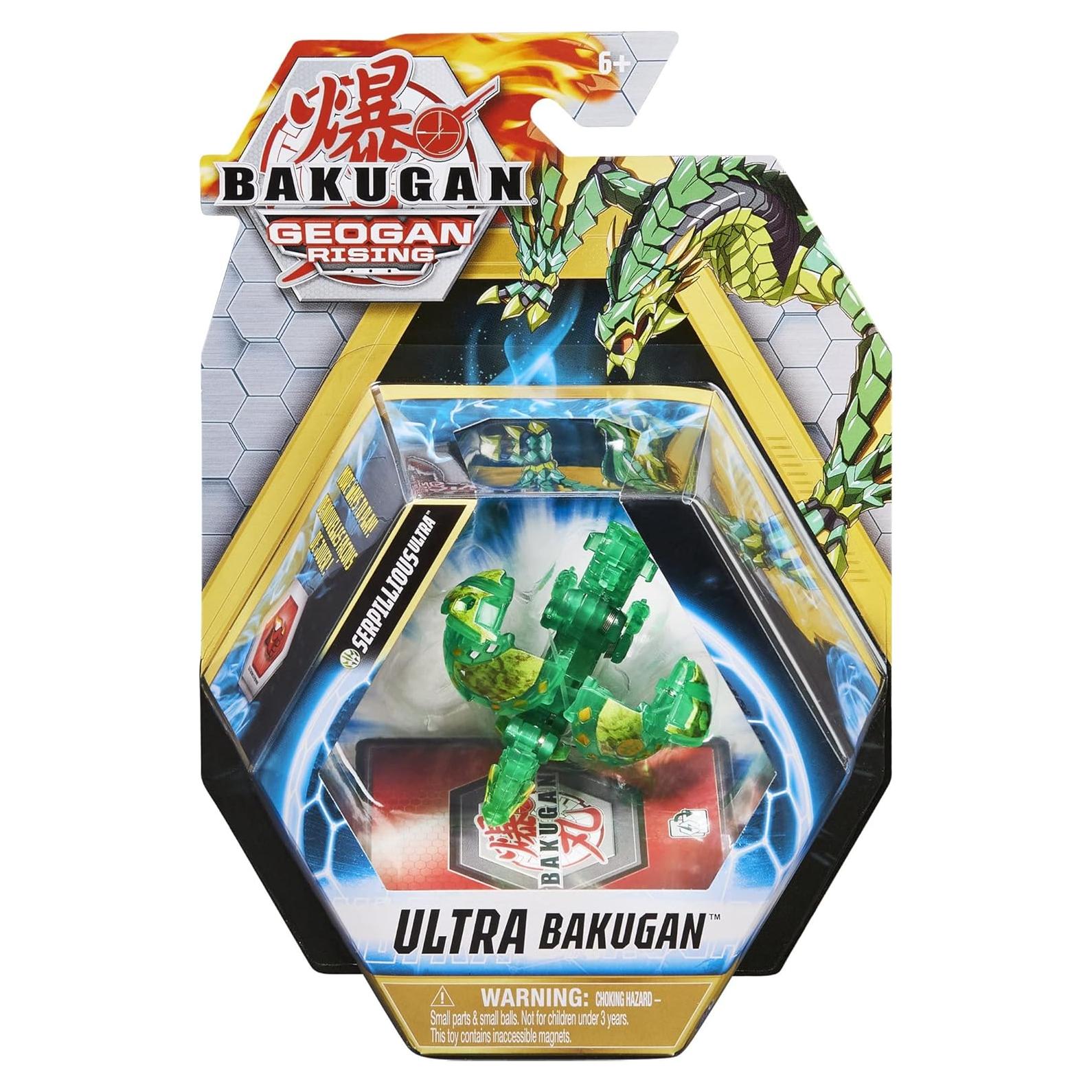 Bakugan Ultra Spin Master Serpillious 7,62 cm con cartas
