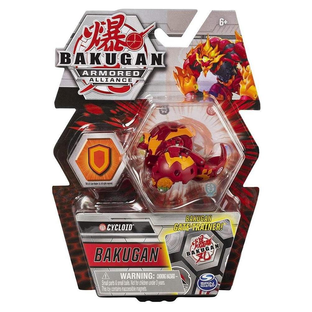 Bakugan Alianza Blindada Cycloid Pyrus con 2 BakuCores