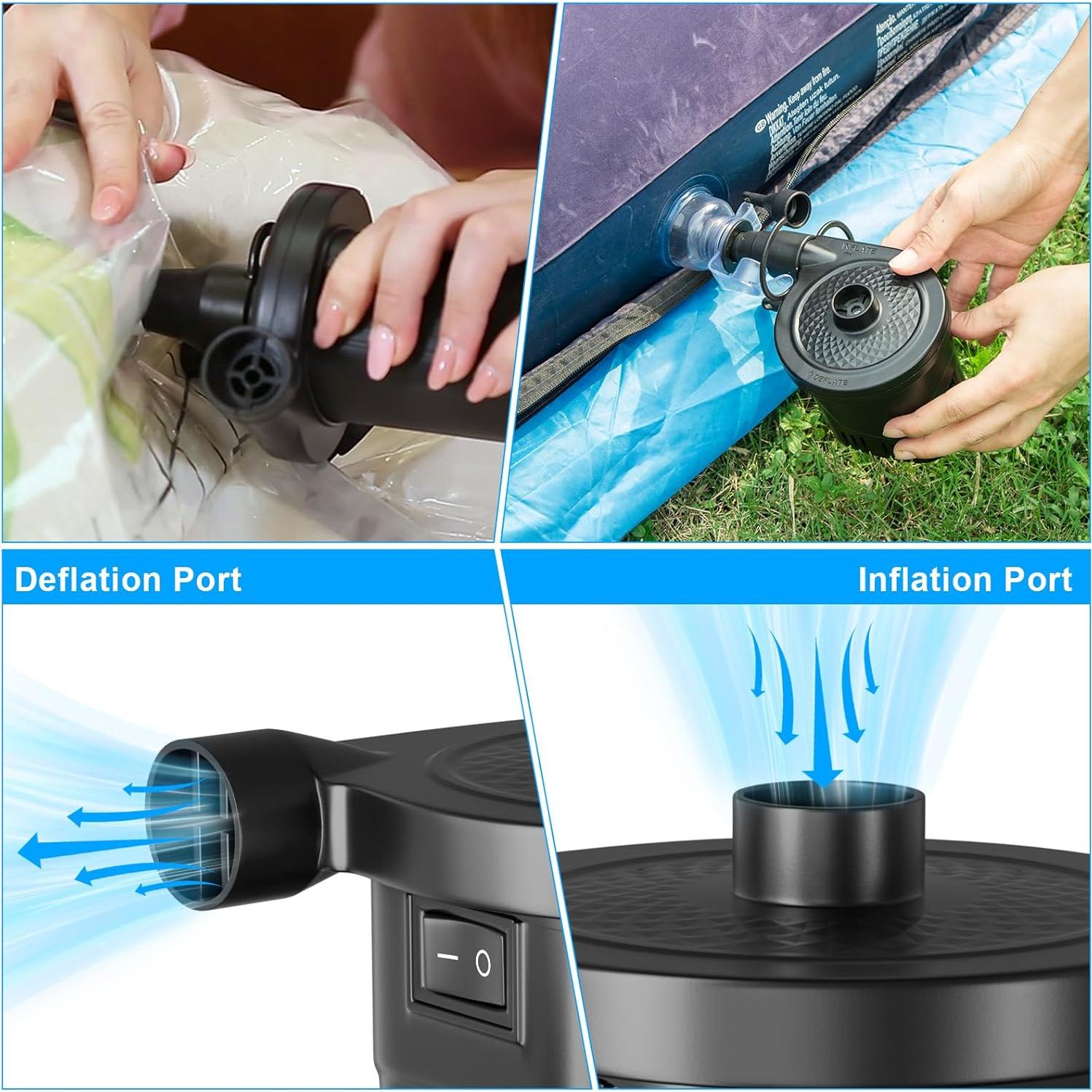 Bomba de aire recargable AGPTEK 4000mAh inflador portátil