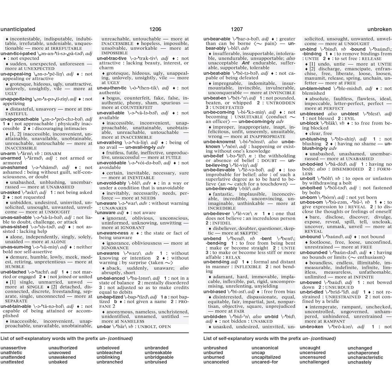 Merriam-Webster's Dictionary and Thesaurus, Mass-Market Paperback