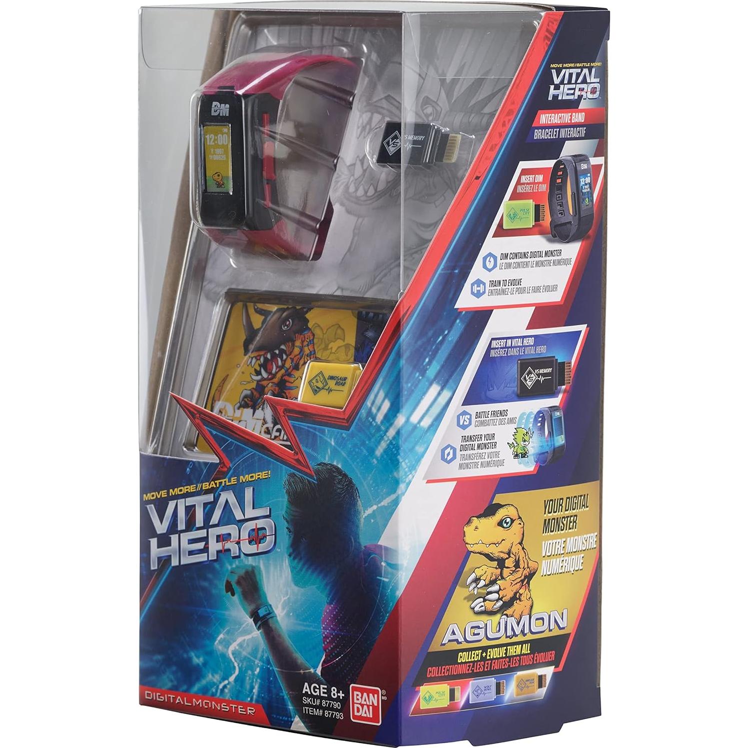 Reloj Digital Interactivo Bandai Namco Vital Hero Rojo