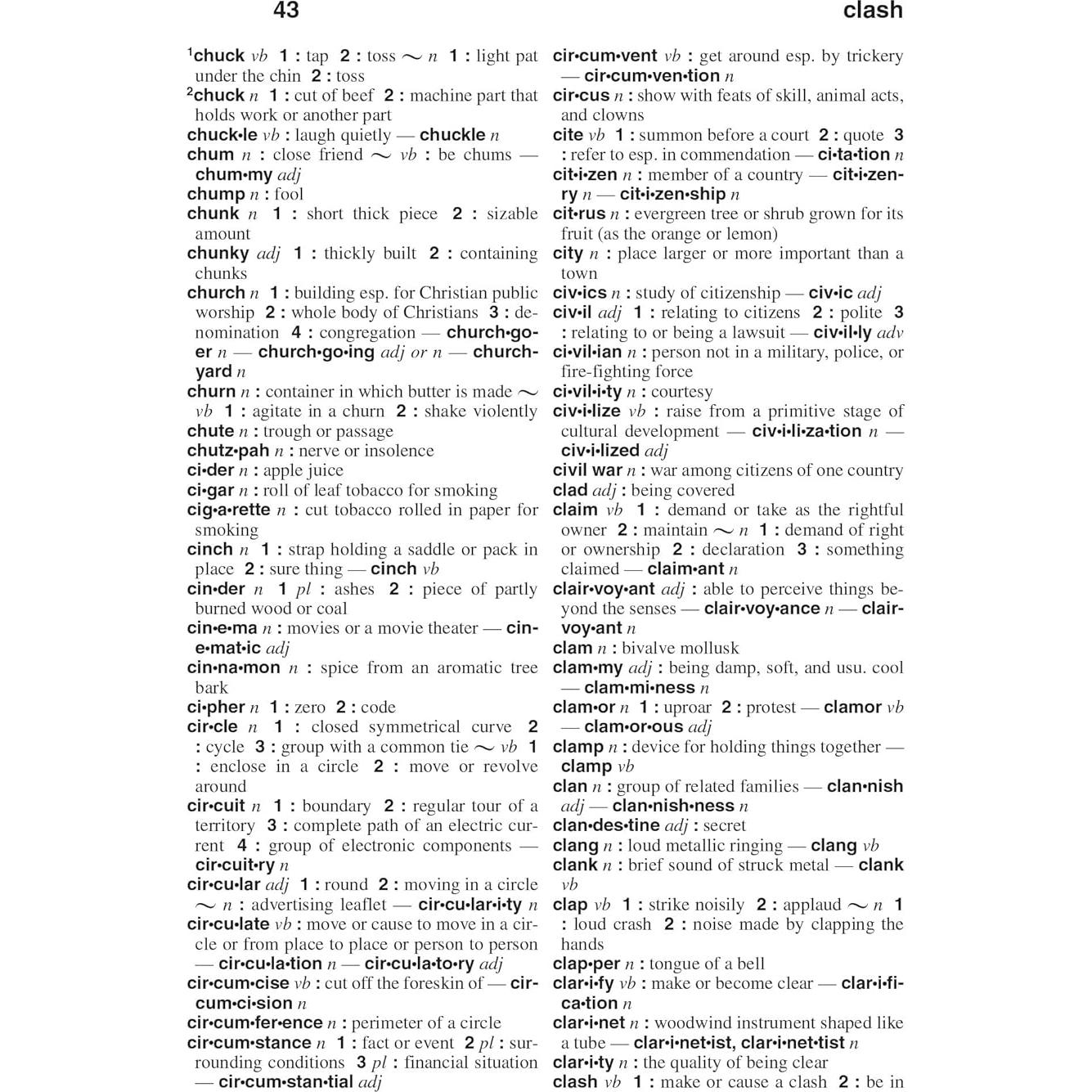 Webster's Dictionary & Thesaurus, Newest Edition