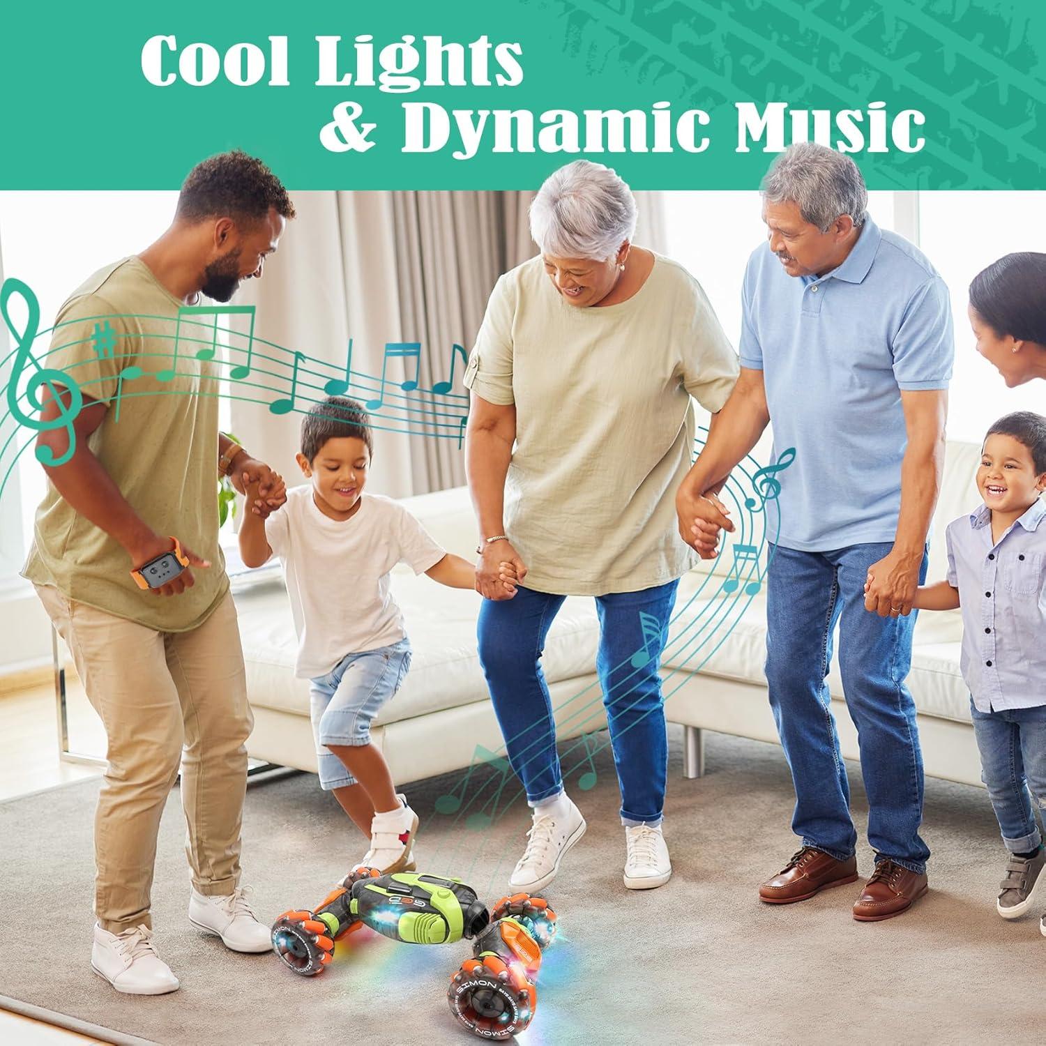 Coche Acrobático RC FUNiOi QX035 4WD Detección de Gestos