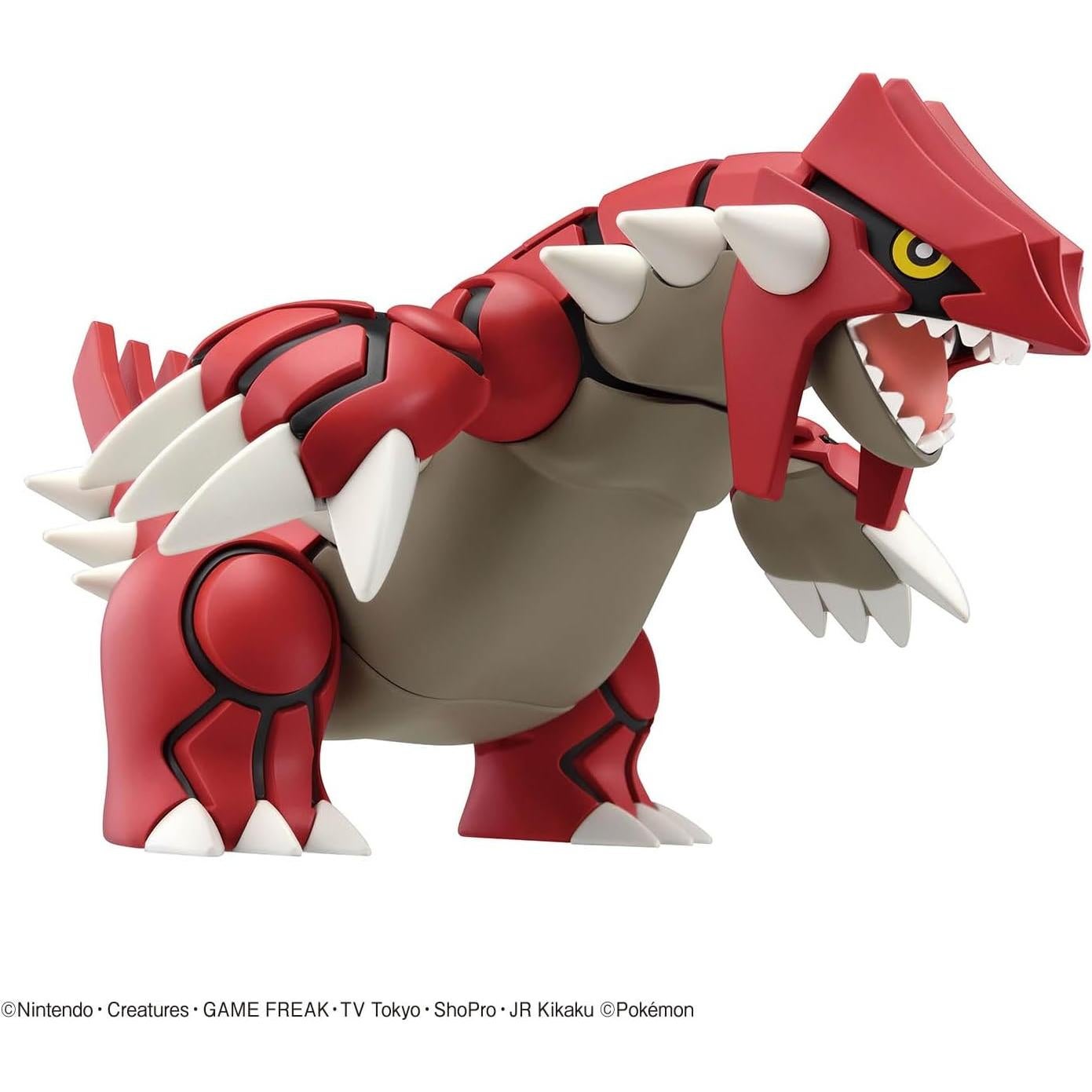 Kit de Modelo Plamo Pokémon Groudon Bandai 108 mm