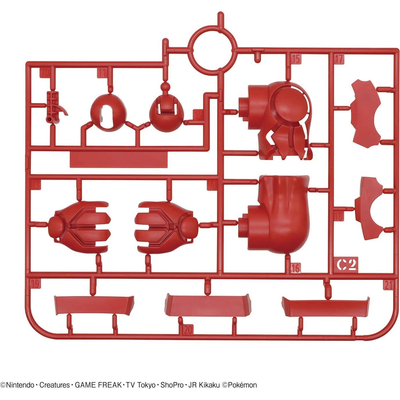 Kit de Modelo Plamo Pokémon Groudon Bandai 108 mm