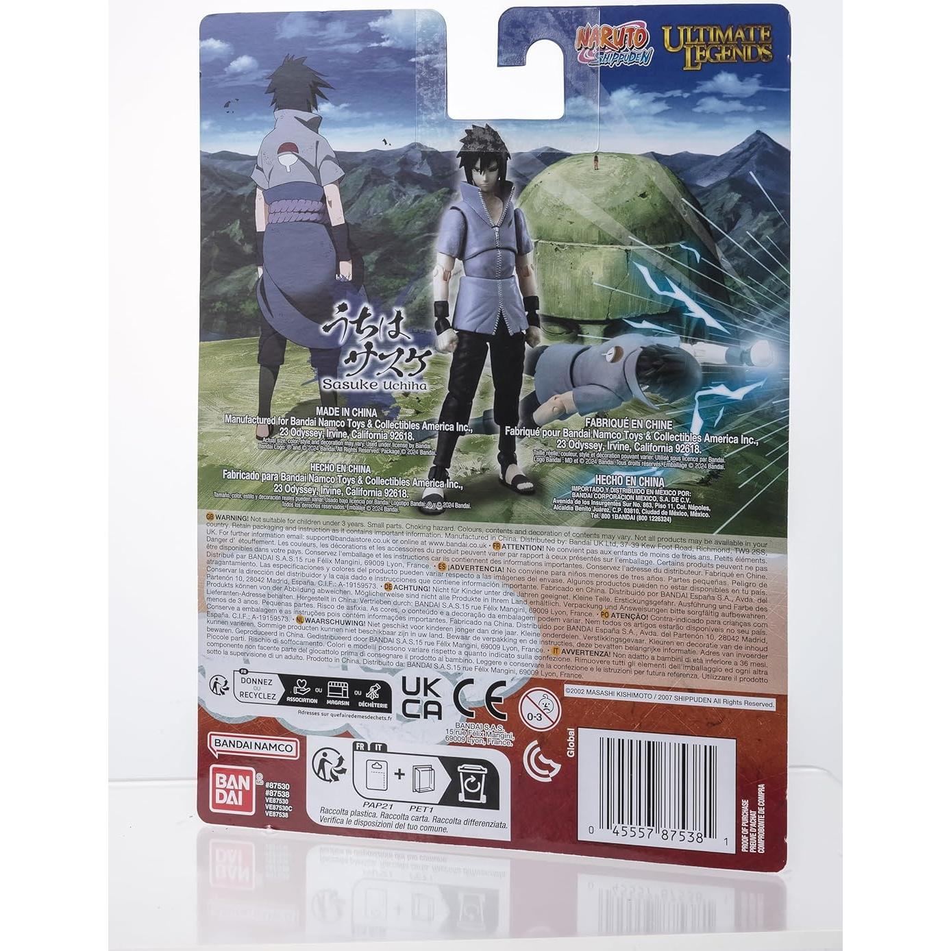 Figura de Acción Sasuke Uchiha 12.7 cm - Naruto - Bandai