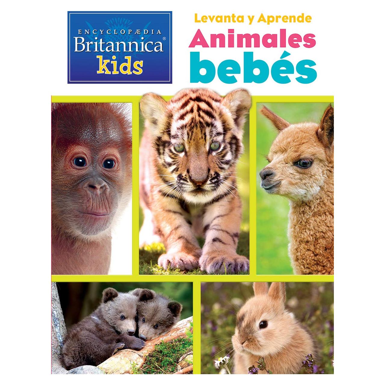 LEVANTA LAS TAPITAS BUSCA Y ENCUENTRA ENCYCLOPEDIA BRITANNICA: LEVANTA Y APRENDE ANIMALES BEBE