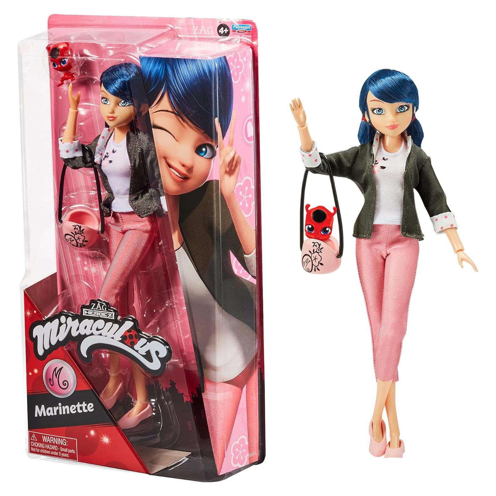 Muñeca Marinette 26cm Bandai Miraculous con Accesorios