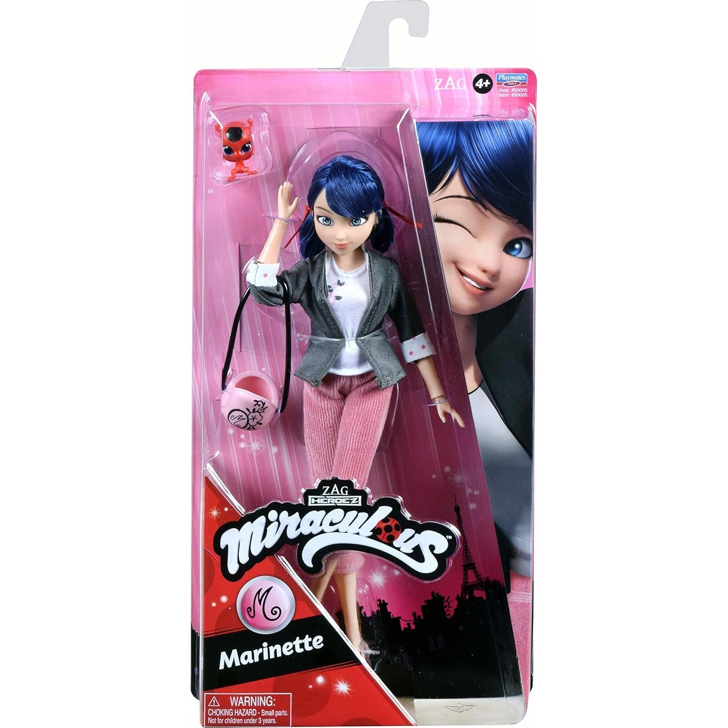 Muñeca Marinette 26cm Bandai Miraculous con Accesorios
